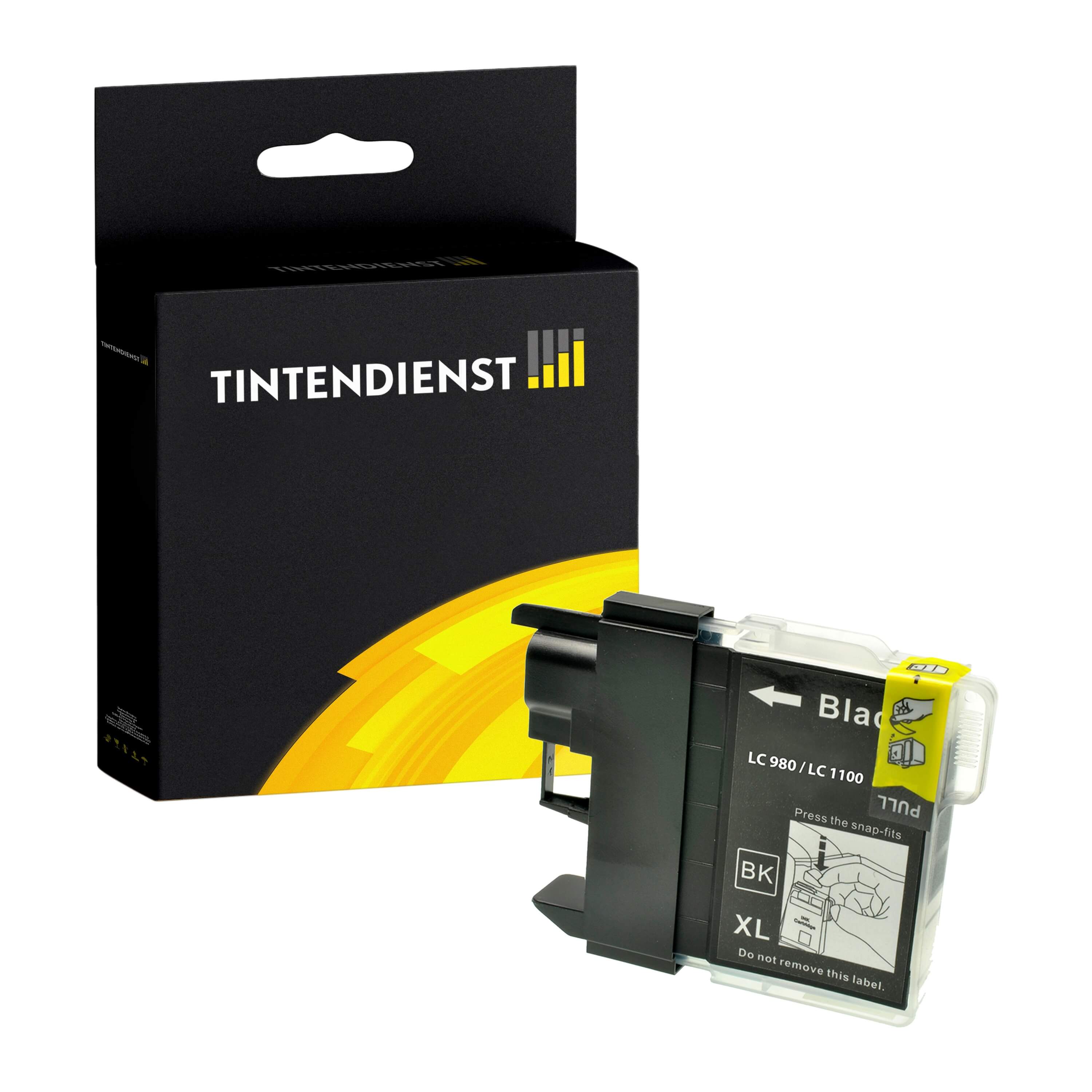 Druckerpatrone kompatibel für Brother MFC-790 CW (LC-1100BK) Schwarz