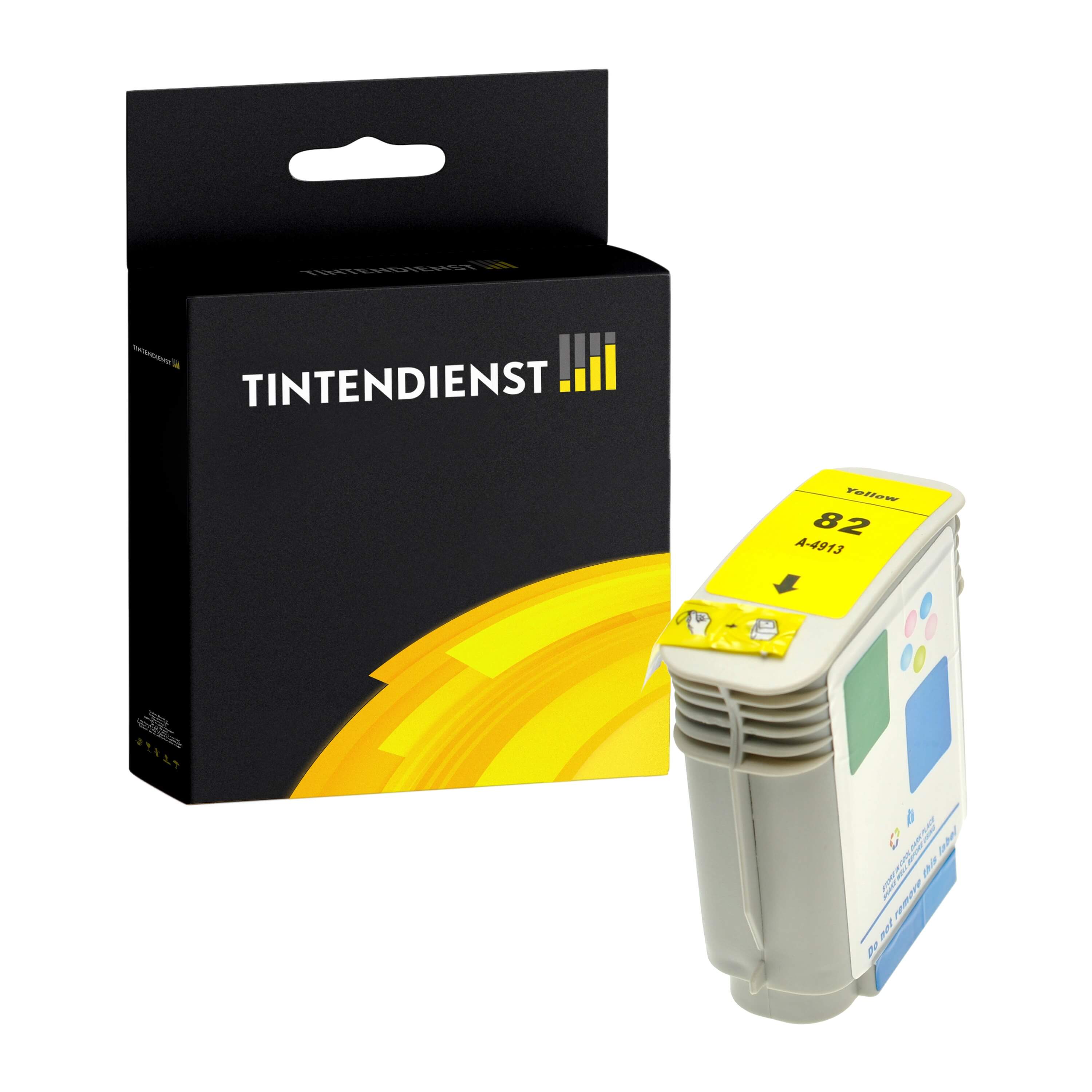 Druckerpatrone kompatibel für HP DesignJet 10 PS (C4913A / 82) Gelb