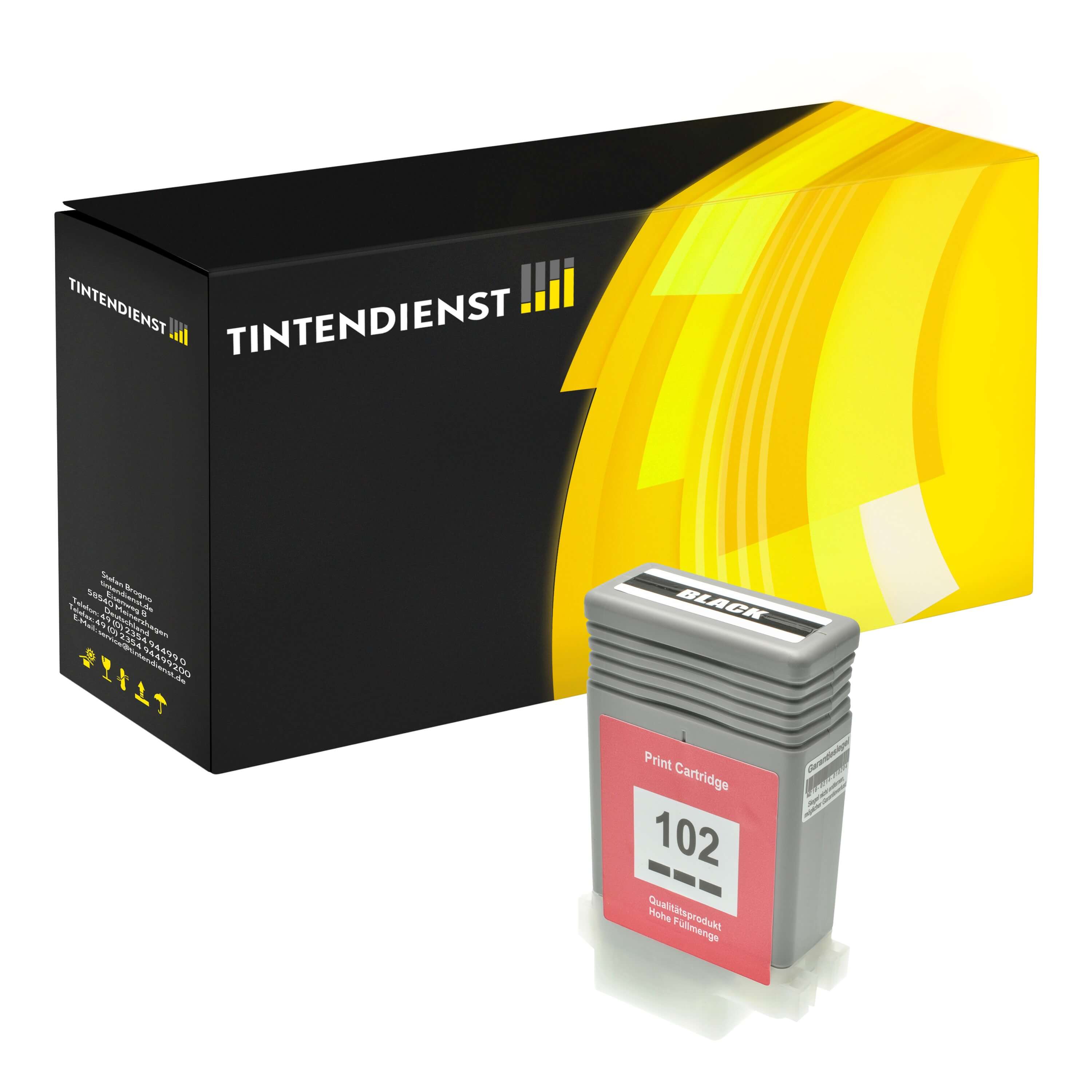 Druckerpatrone kompatibel für Canon imagePROGRAF IPF 760 (0895B001 / PFI-102BK) Schwarz