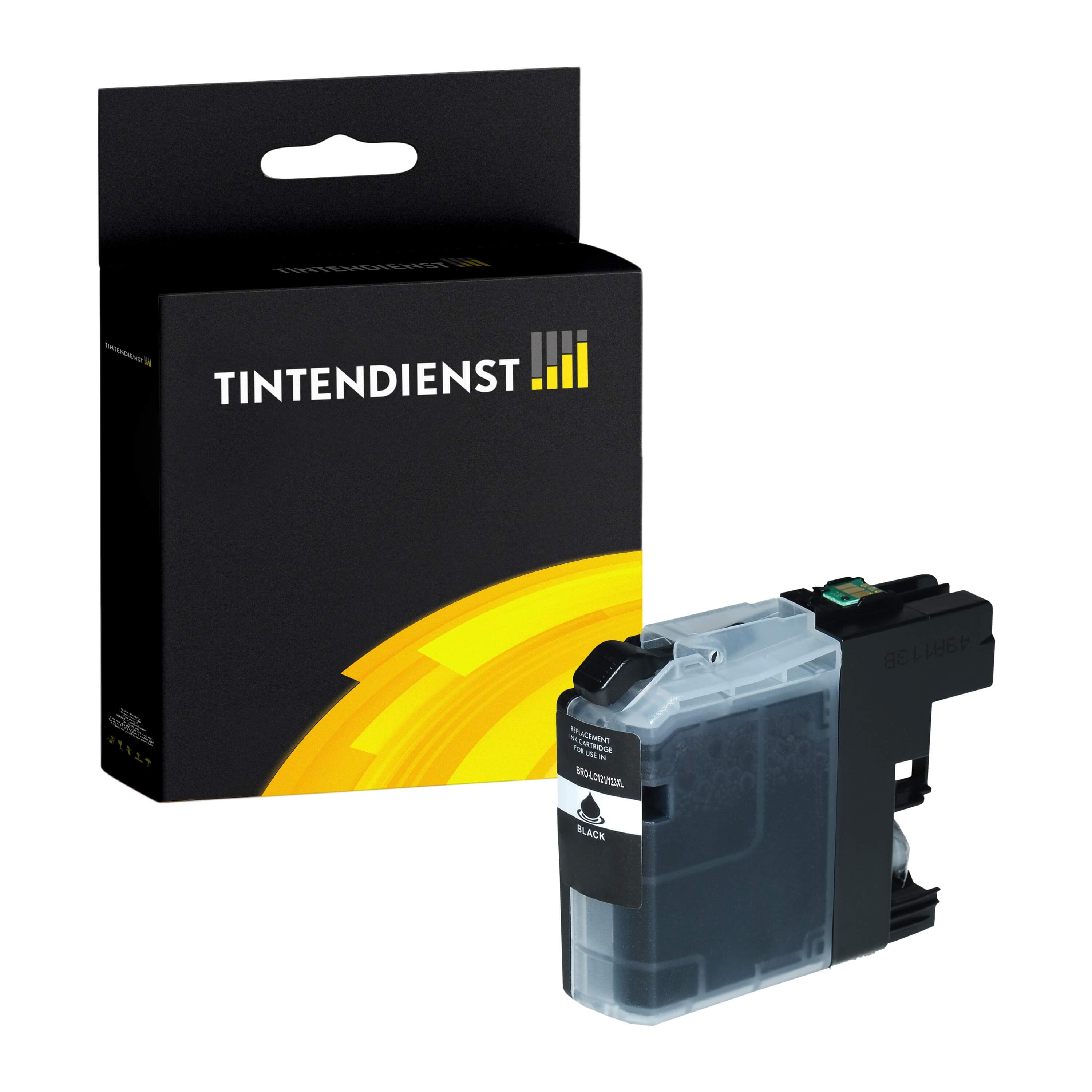Druckerpatrone kompatibel für Brother MFC-J 470 Series (LC-121BK) Schwarz