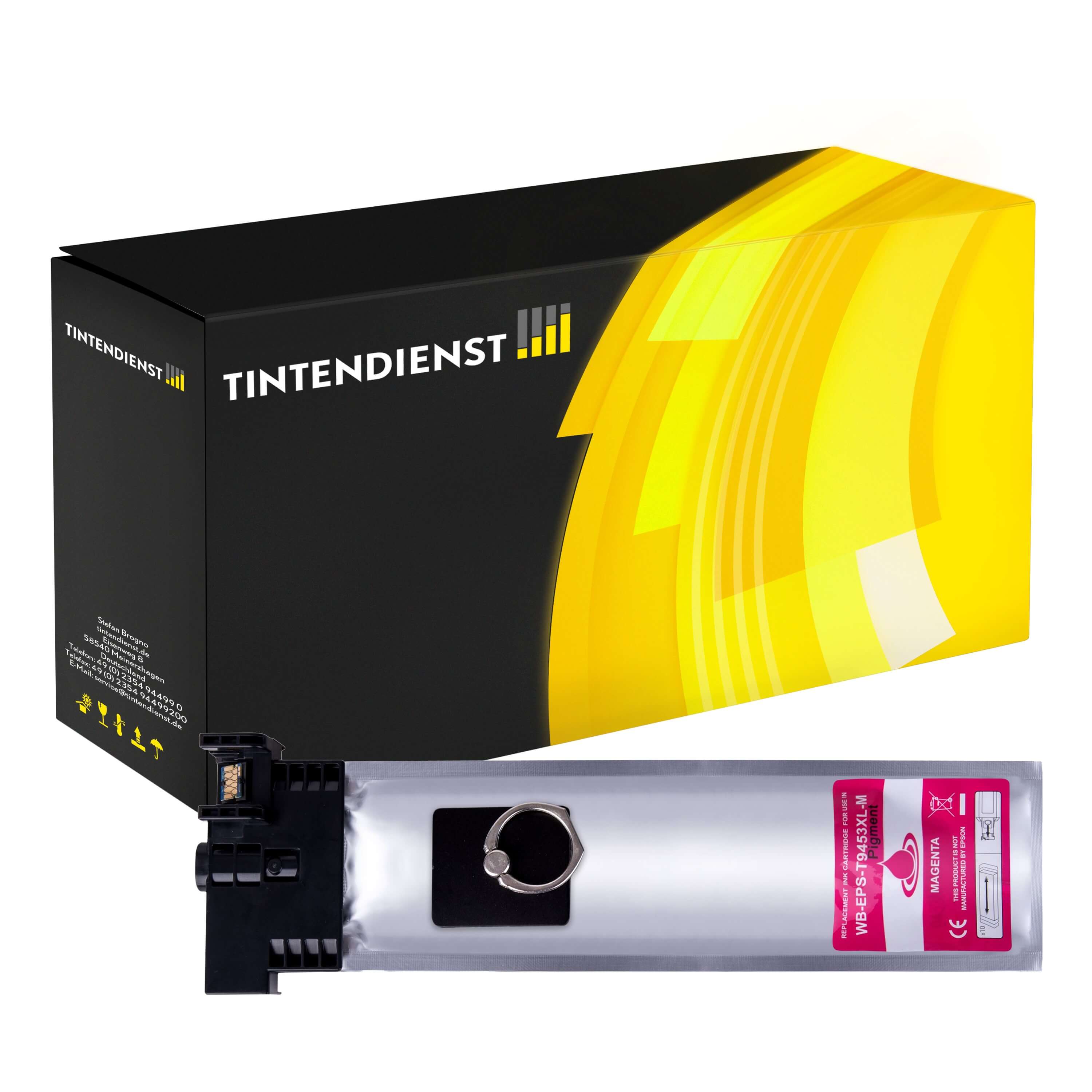 Druckerpatrone kompatibel für Epson Workforce Pro WF-C 5790 DWF BAM (C13T945340 / T9453) Magenta