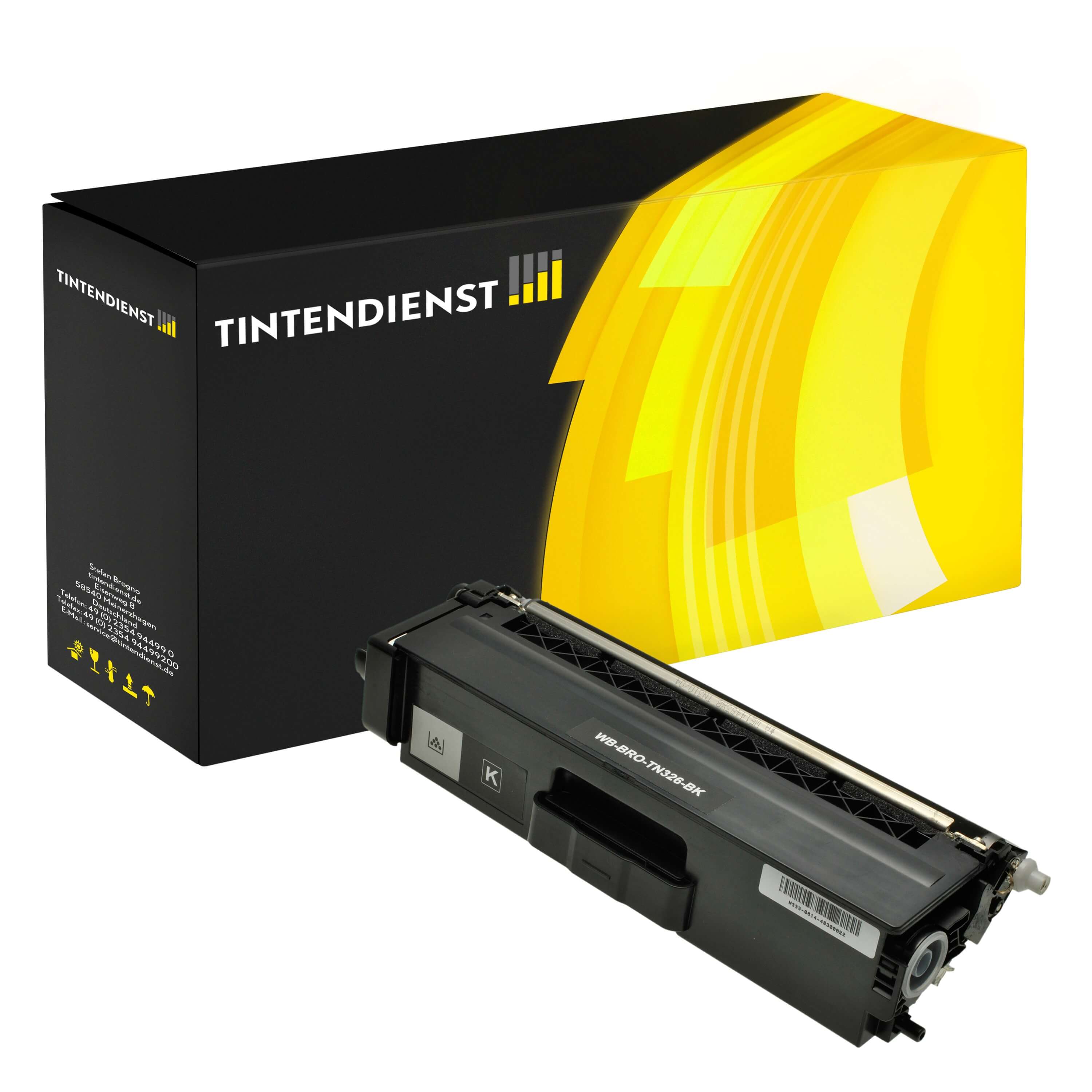 Toner kompatibel für Brother DCP-L 8450 CDW (TN-326BK) Schwarz