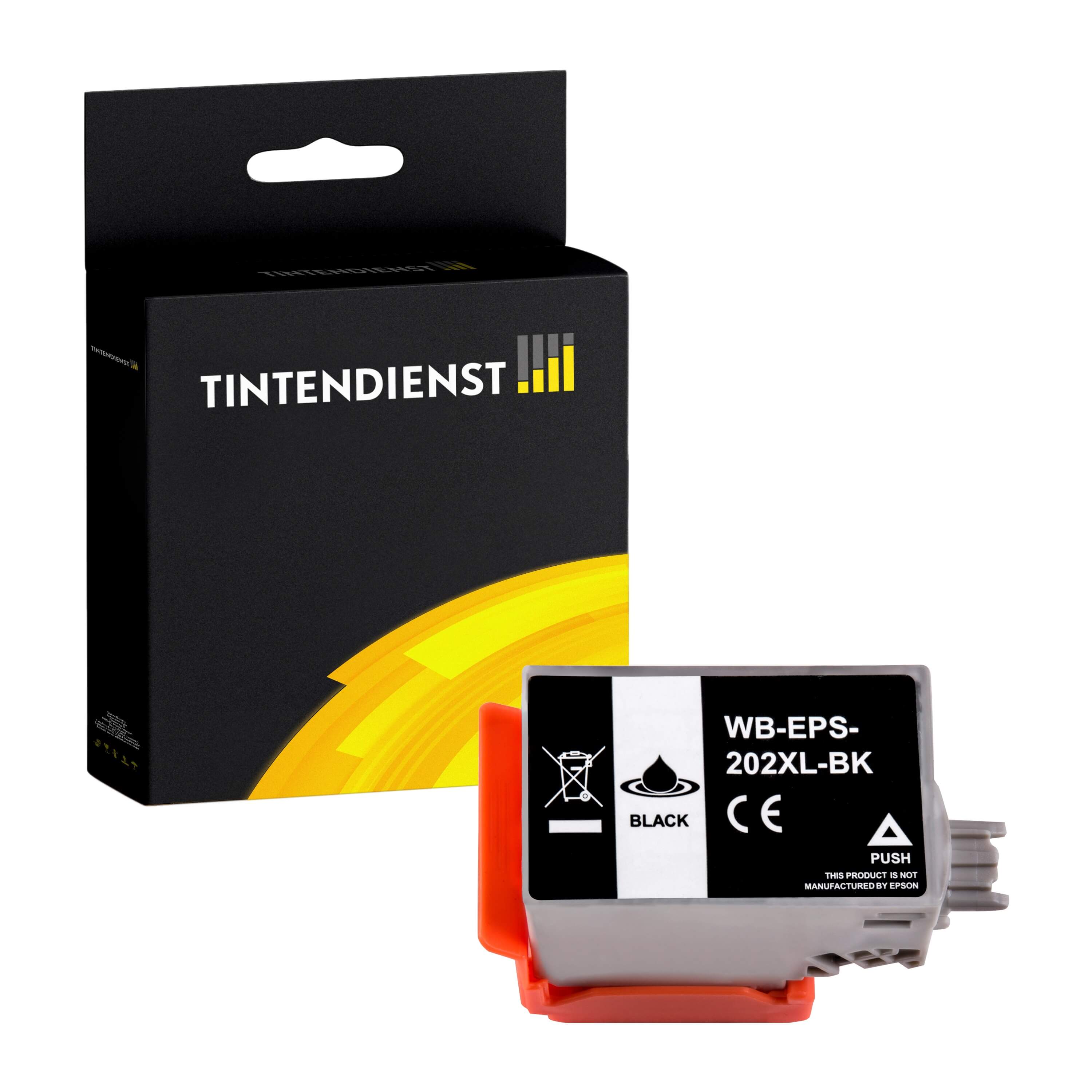Druckerpatrone kompatibel für Epson Expression Premium XP-6100 Series (C13T02G14010 / 202XL) Schwarz