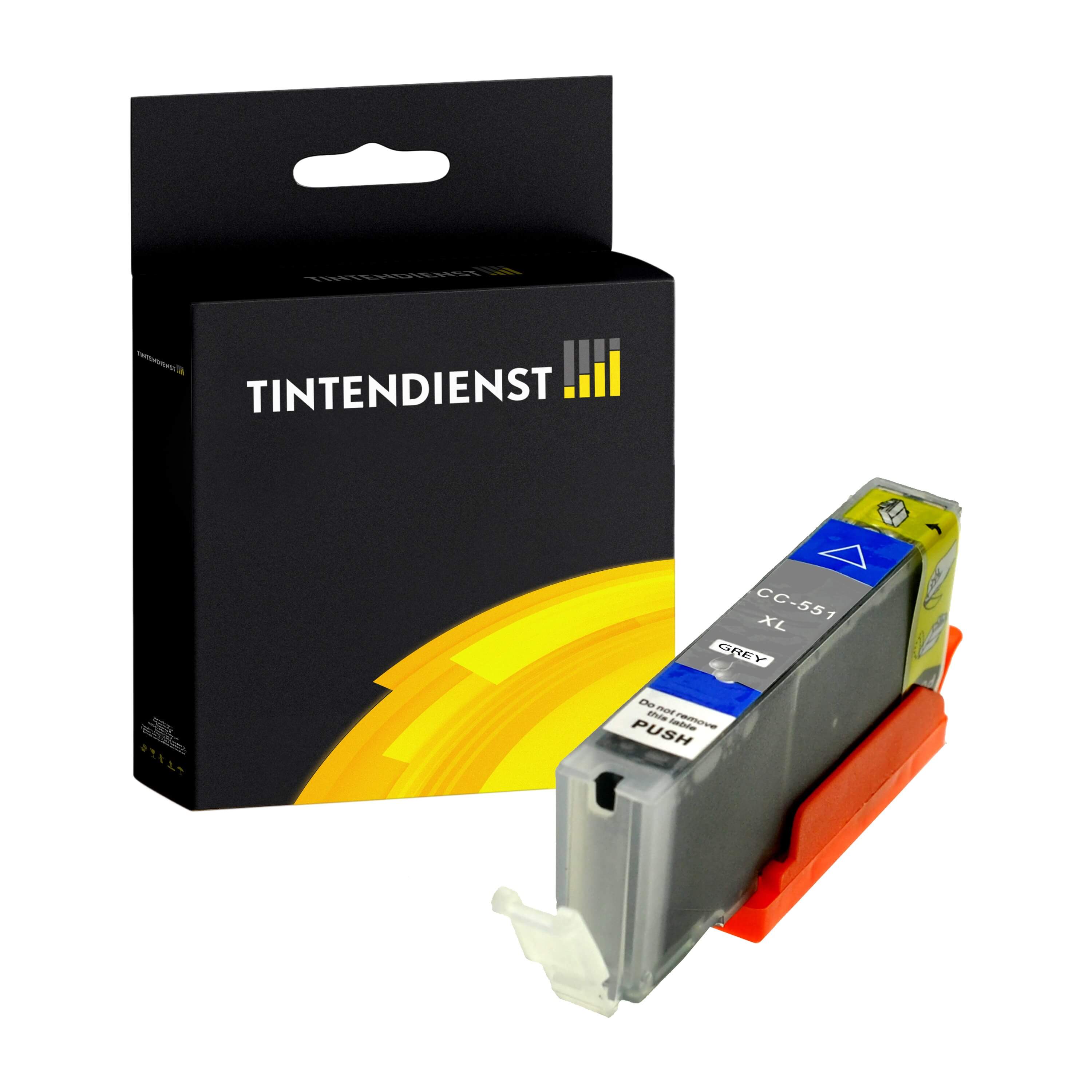 Druckerpatrone kompatibel für Canon Pixma MG 7100 Series (6447B001 / CLI-551GYXL) Grau