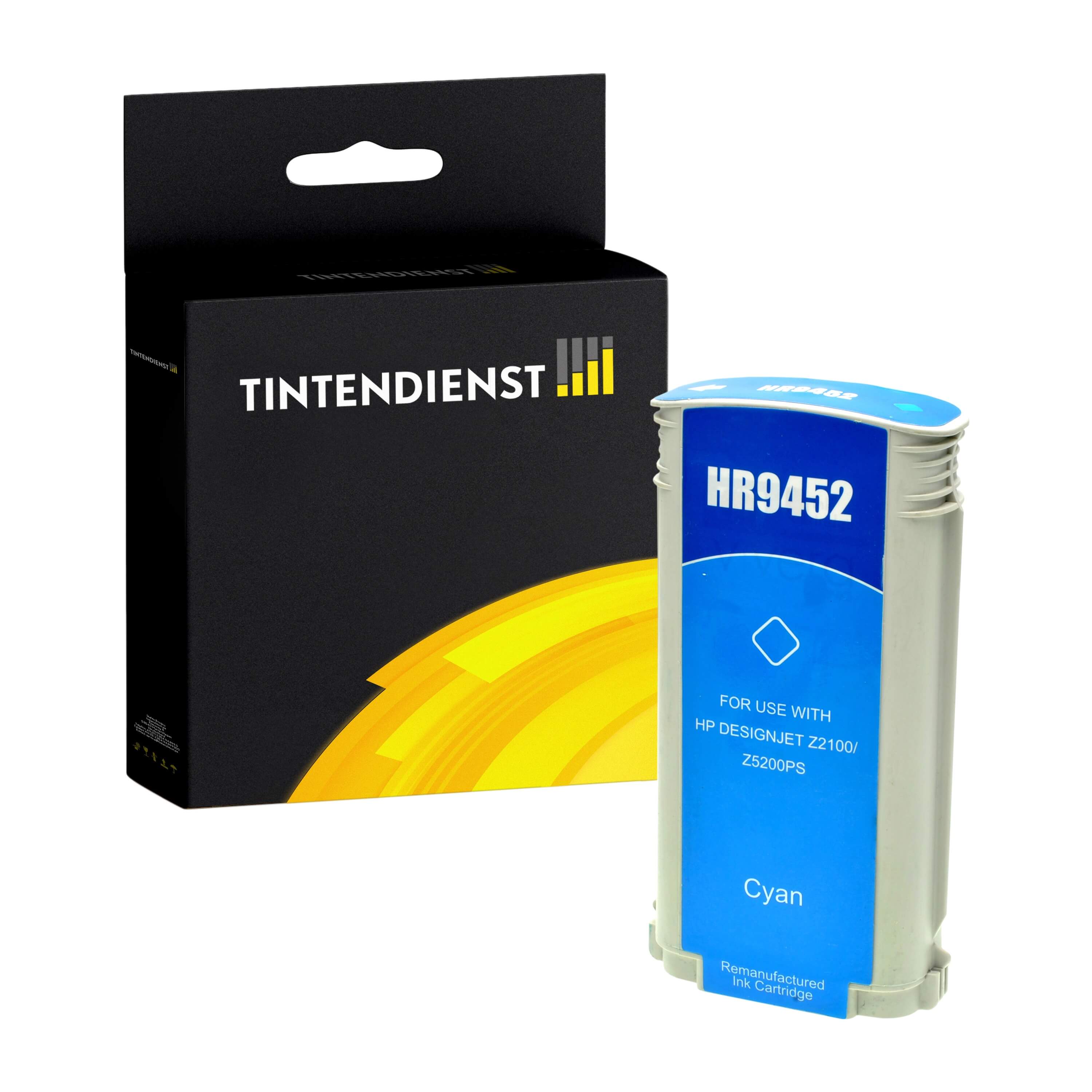 Druckerpatrone kompatibel für HP DesignJet Z 2100 GP 24 Inch (C9452A / 70) Cyan