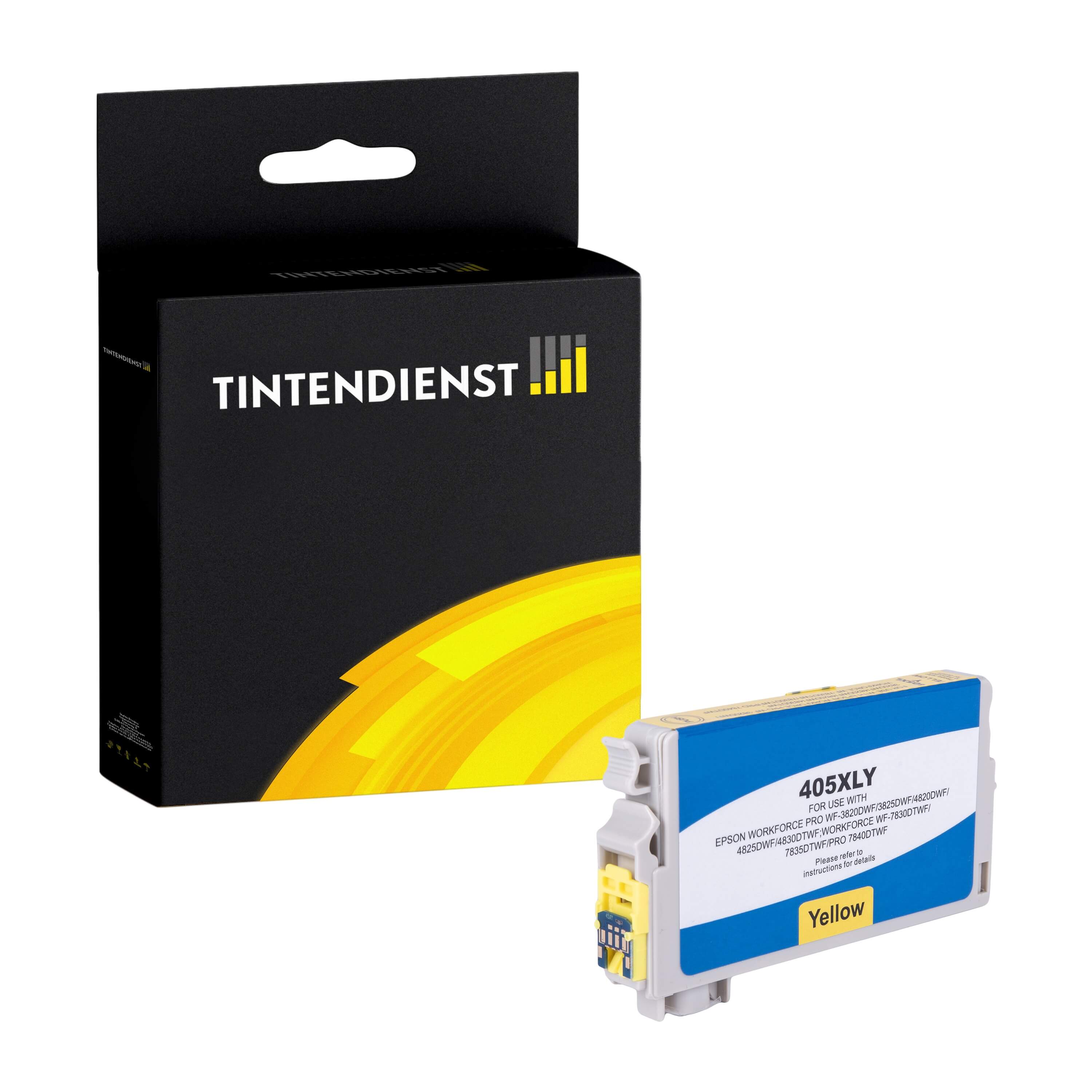 Druckerpatrone kompatibel für Epson Workforce Pro WF-3820 DWF (C13T05H44010 / 405XL) Gelb