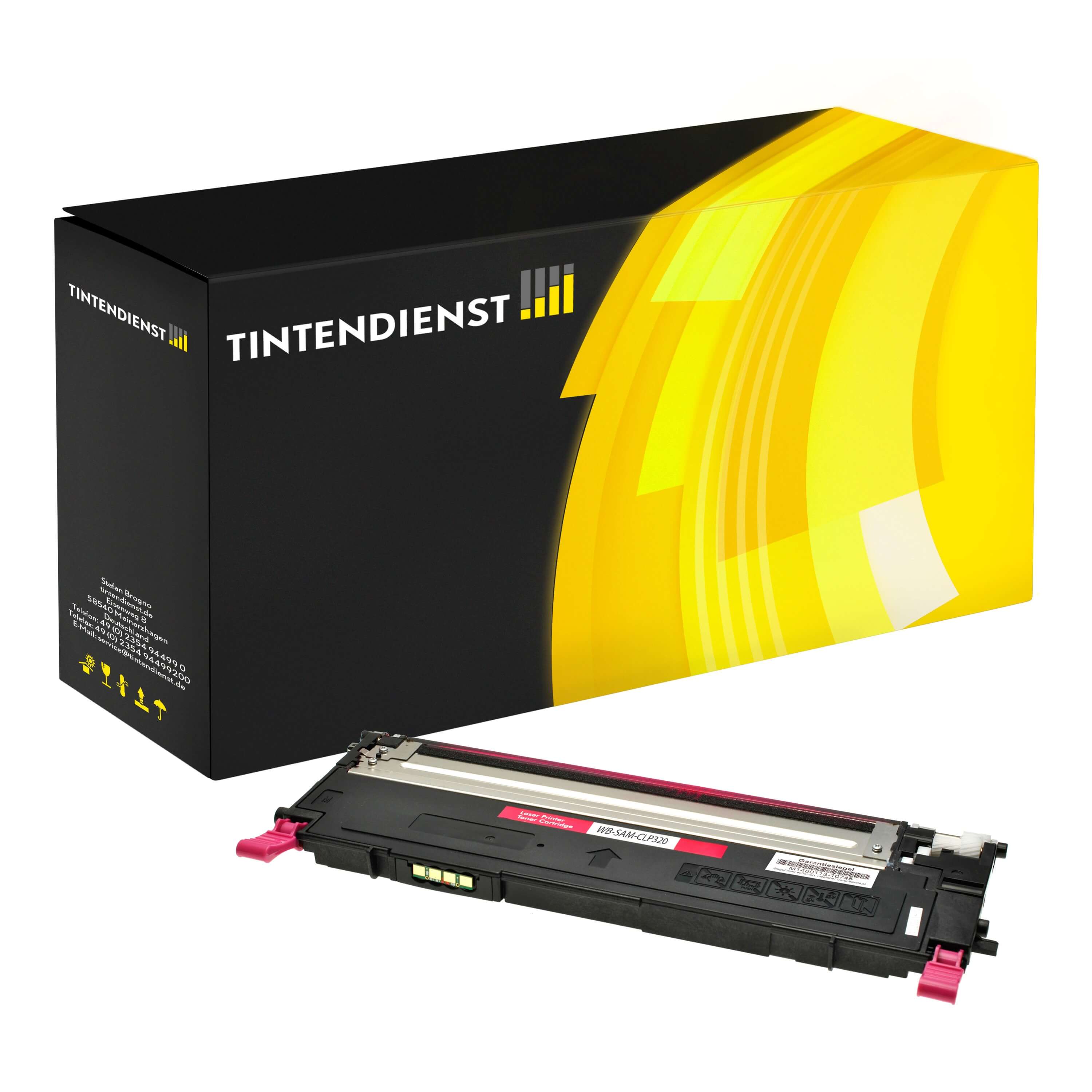 Toner kompatibel für Samsung CLP-325 W (CLT-M4072S/ELS / M4072S) Magenta