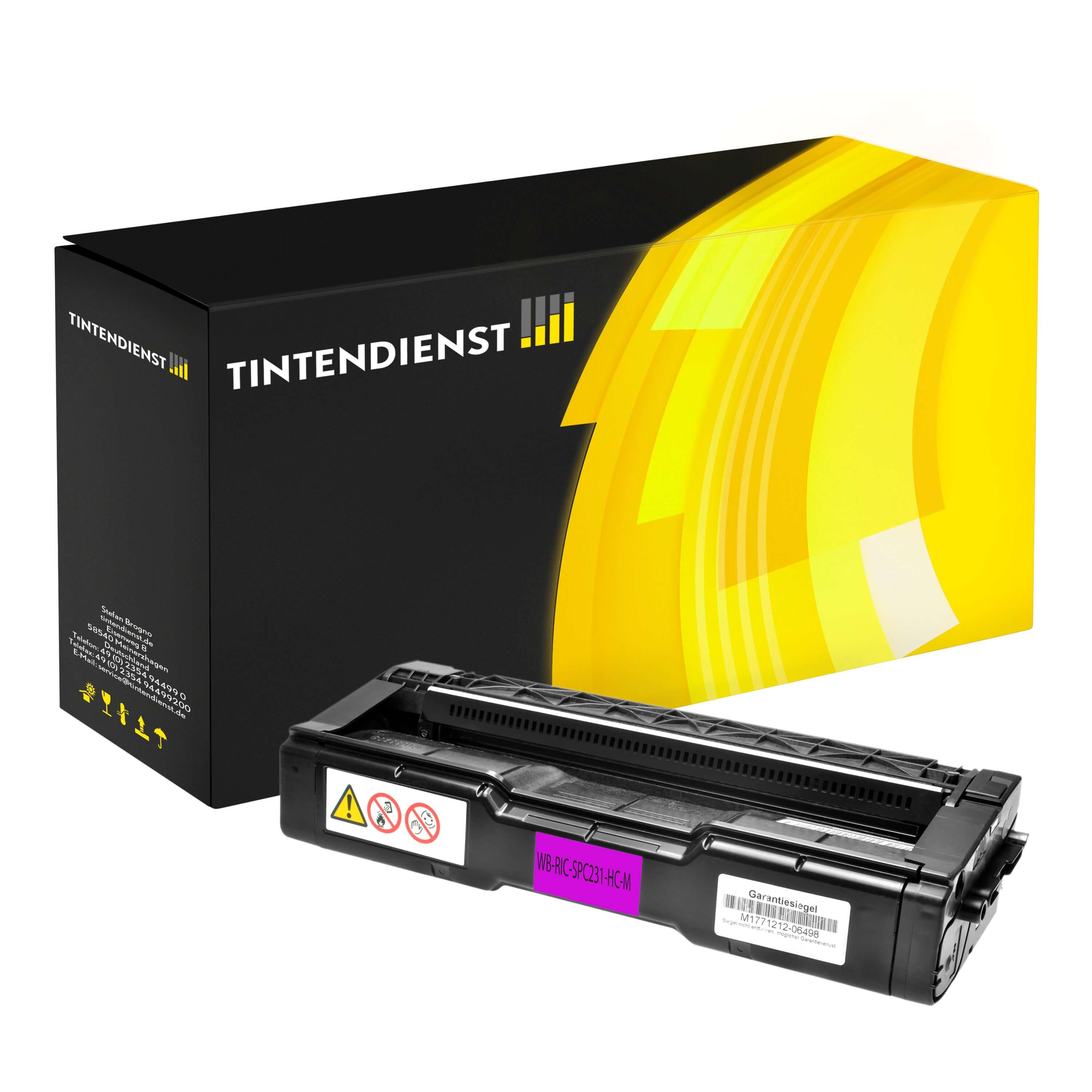 Toner kompatibel für Ricoh Aficio SP C 320 dn (406481 / TYPESPC310HE) Magenta