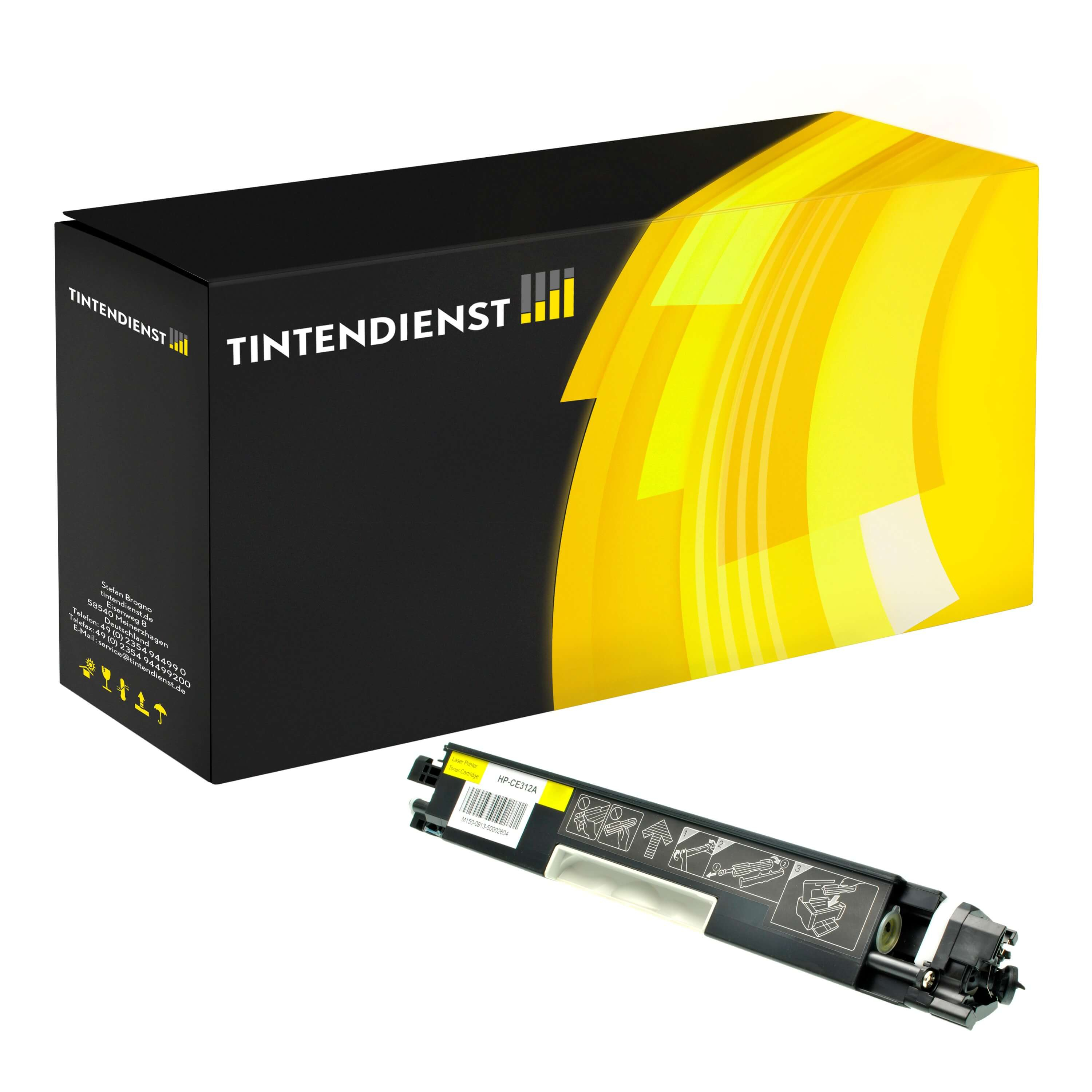 Toner kompatibel für HP TopShot LaserJet Pro M 275 s (CE312A / 126A) Gelb