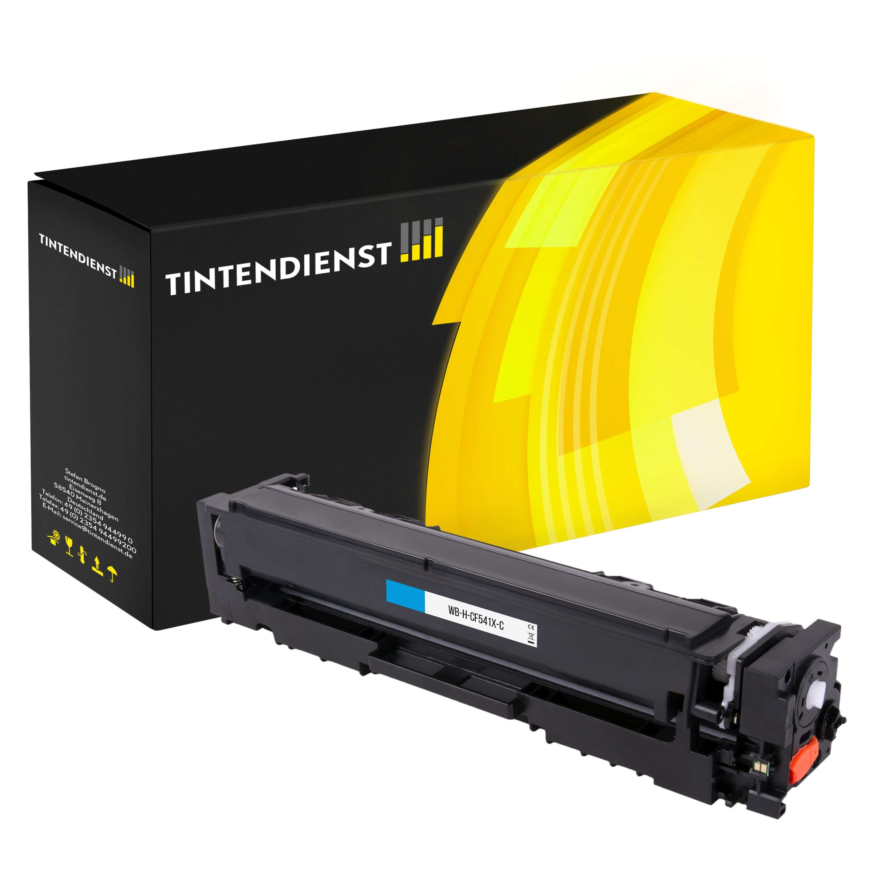 Toner kompatibel für HP Color LaserJet Pro M 254 dnw (CF541X / 203X) Cyan