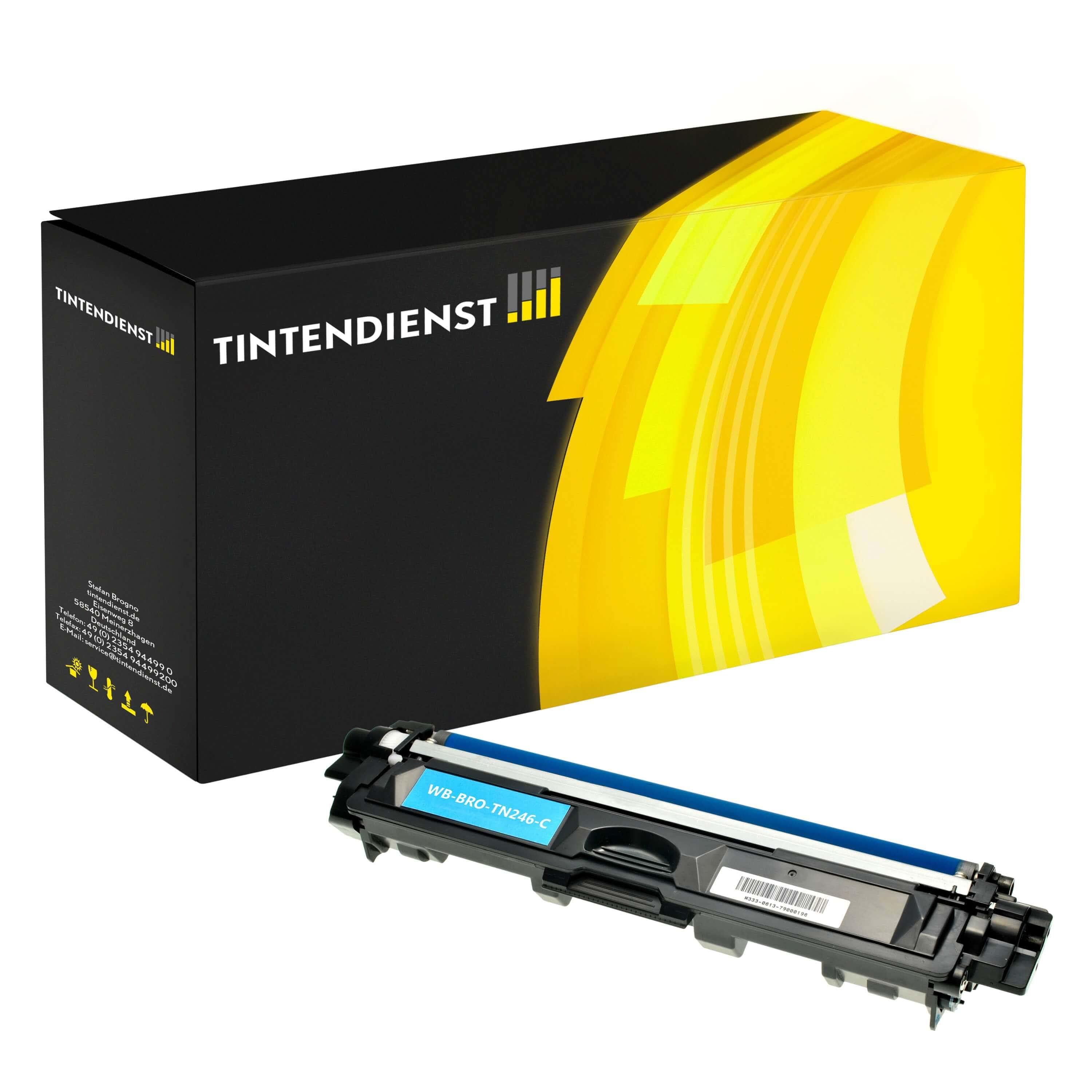 Toner kompatibel für Brother MFC-9332 CDW (TN-246C) Cyan