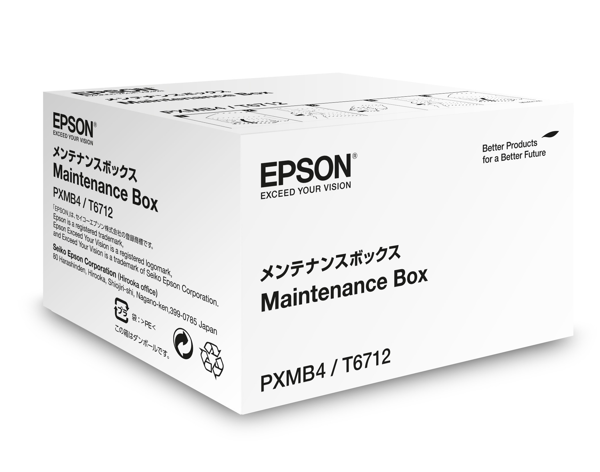 Original Resttonerbehälter Epson Workforce Pro WF-8010 DW (C13T671200 / T6712)