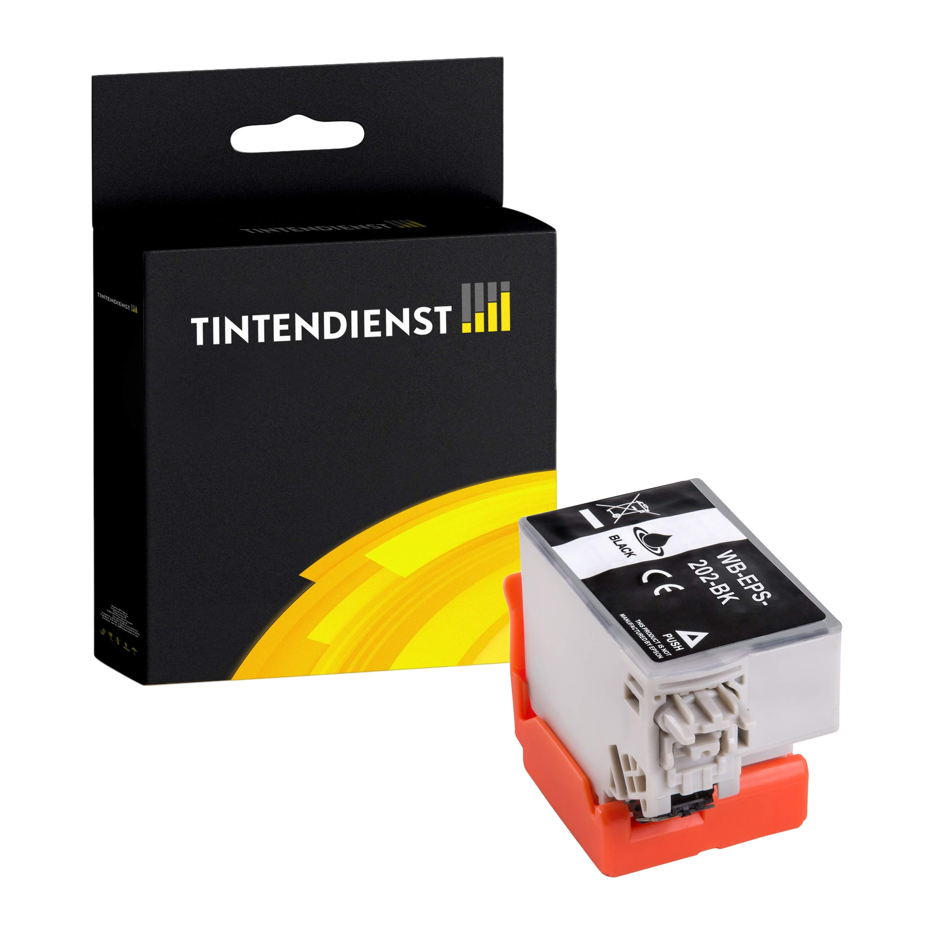 Druckerpatrone kompatibel für Epson Expression Premium XP-6005 (C13T02E14010 / 202) Schwarz
