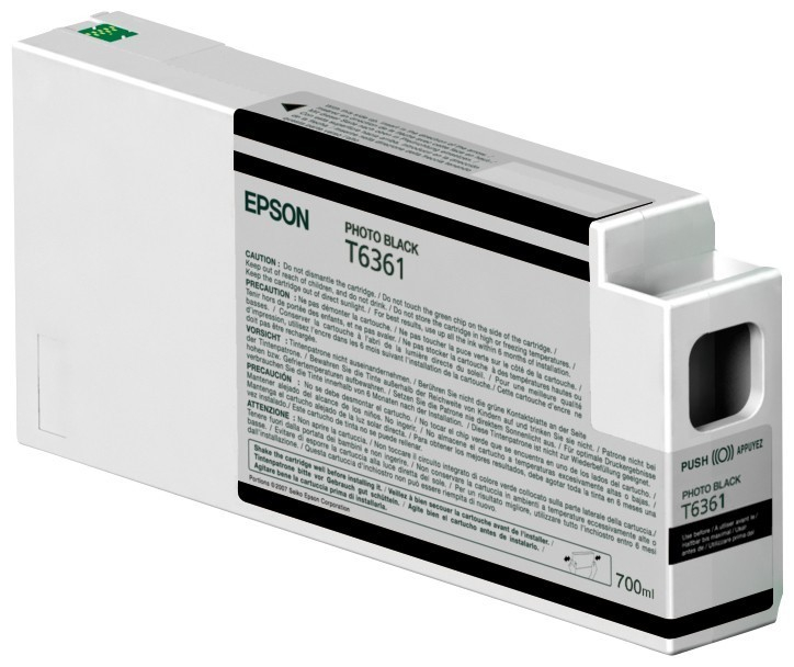 Original Druckerpatrone Epson Stylus Pro 9900 SpectroProofer (C13T636100 / T6361) Photo Schwarz