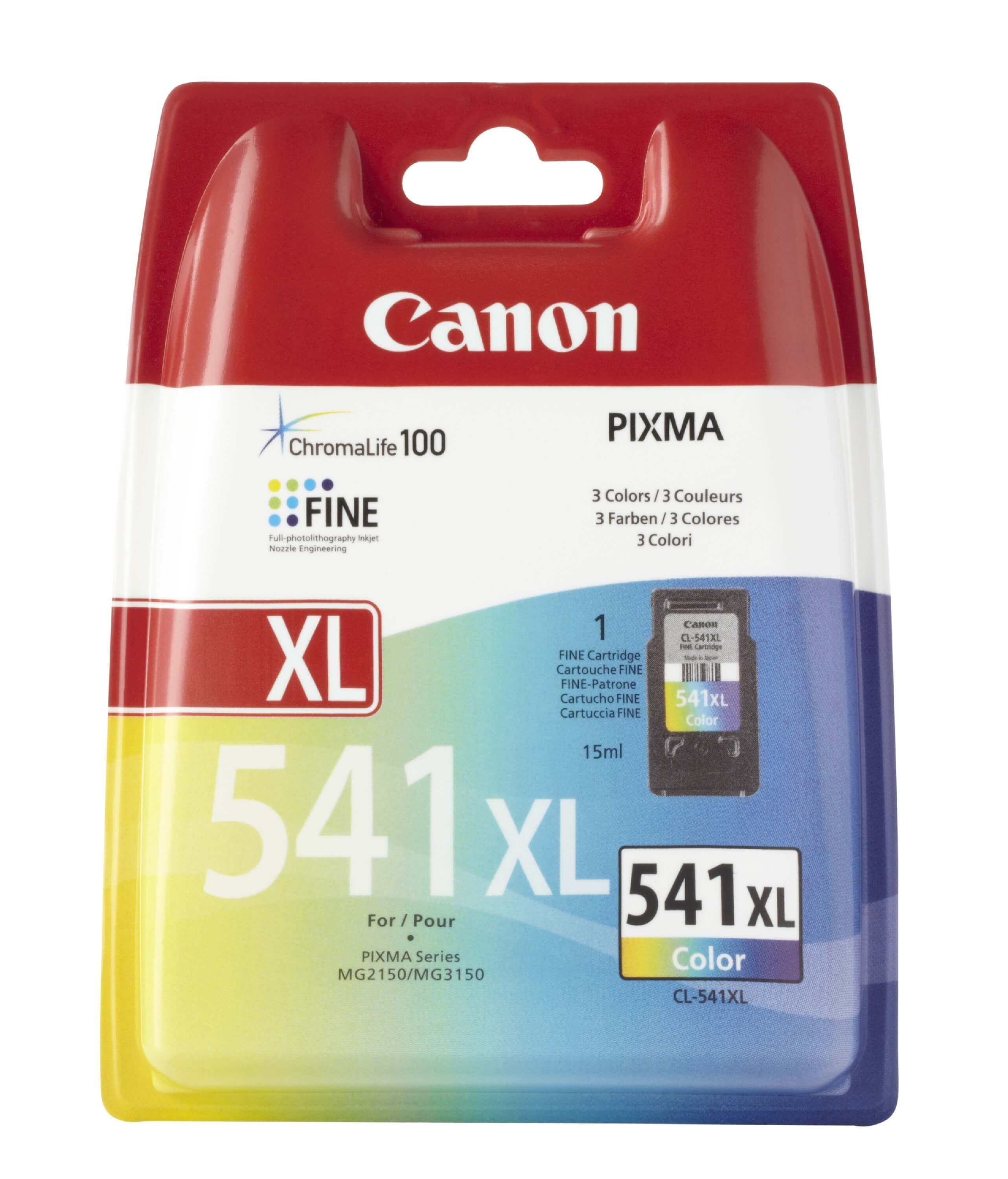 Original Druckerpatrone Canon Pixma MG 3650 red (5226B005 / CL-541XL) Color (Cyan,Magenta,Gelb)