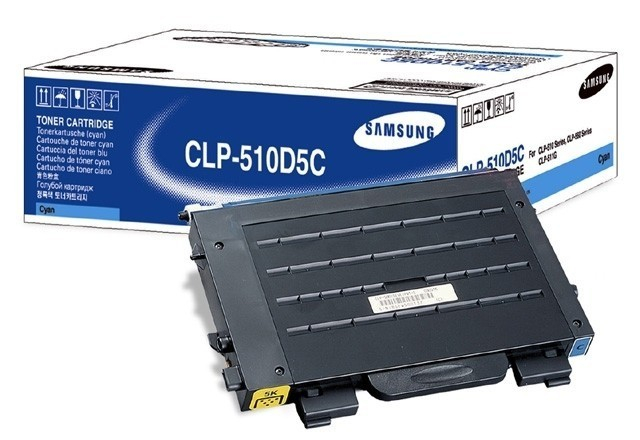 Original Toner Samsung CLP-510D5C/ELS Cyan