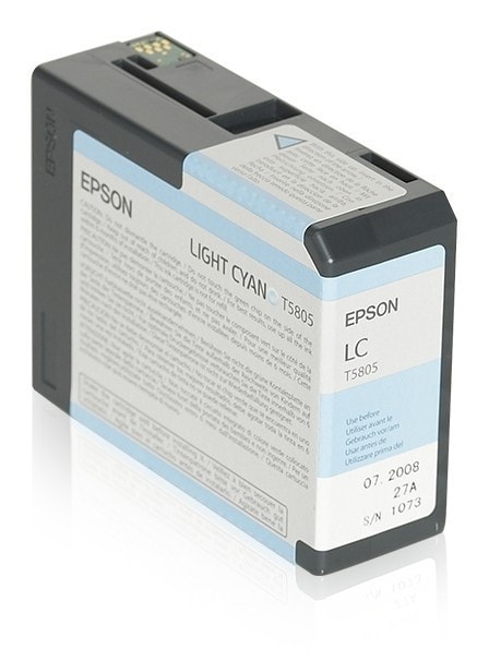 Original Druckerpatrone Epson Stylus Pro 3800 (C13T580500 / T5805) Light Cyan