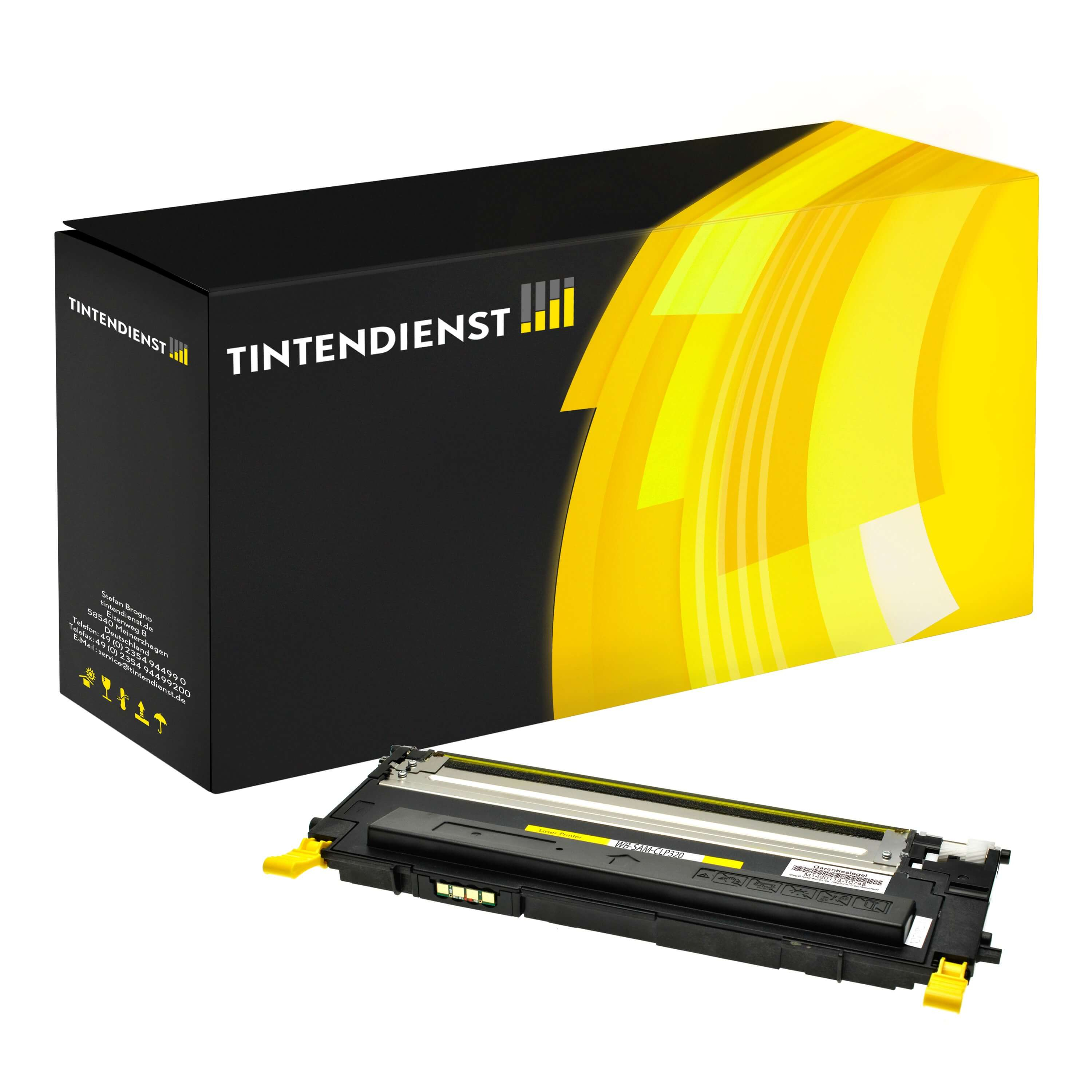 Toner kompatibel für Samsung CLX-3185 FN (CLT-Y4072S/ELS / Y4072S) Gelb