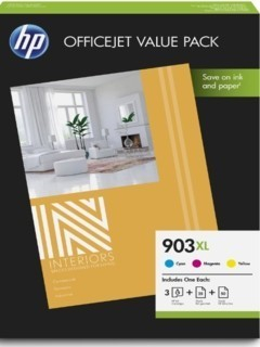Original Druckerpatrone HP OfficeJet 6950 (1CC20AE / 903XL) Cyan, Magenta, Gelb