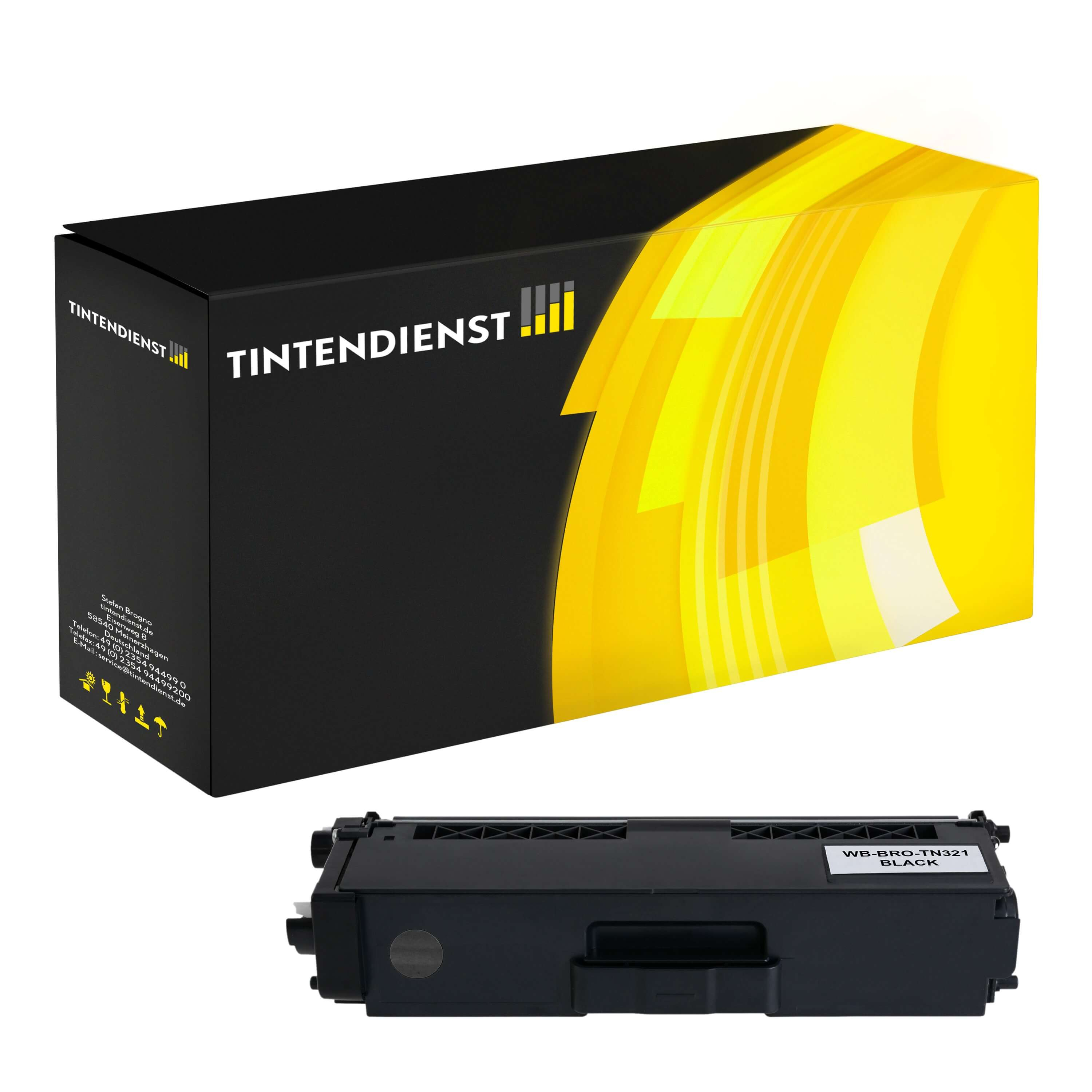 Toner kompatibel für Brother DCP-L 8400 CDN (TN-321BK) Schwarz