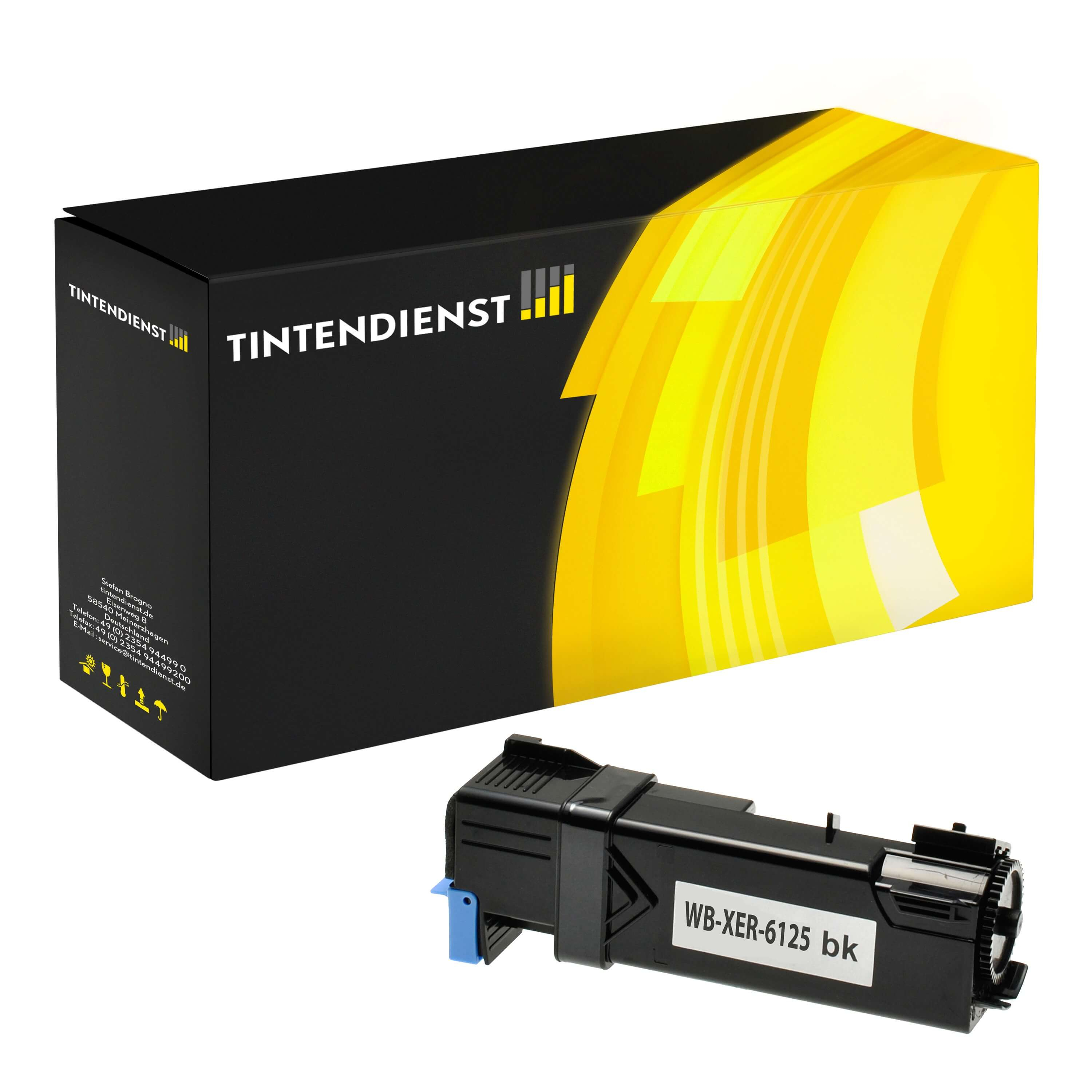 Toner kompatibel für Xerox Phaser 6125 N (106R01334) Schwarz