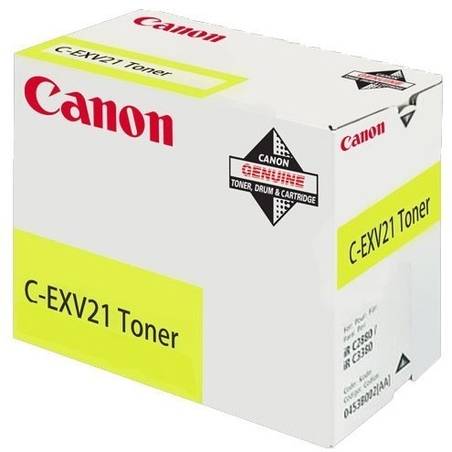 Original Toner Canon IR-C 3580 Ne (0455B002 / C-EXV21) Gelb