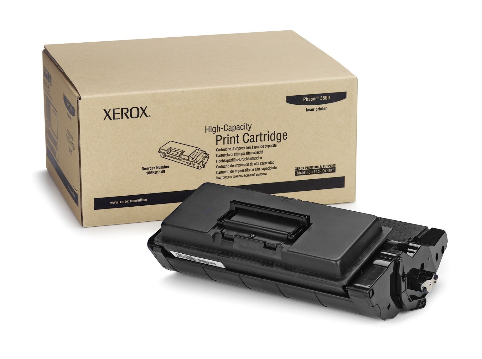 Original Toner Xerox Phaser 3500 B (106R01149) Schwarz
