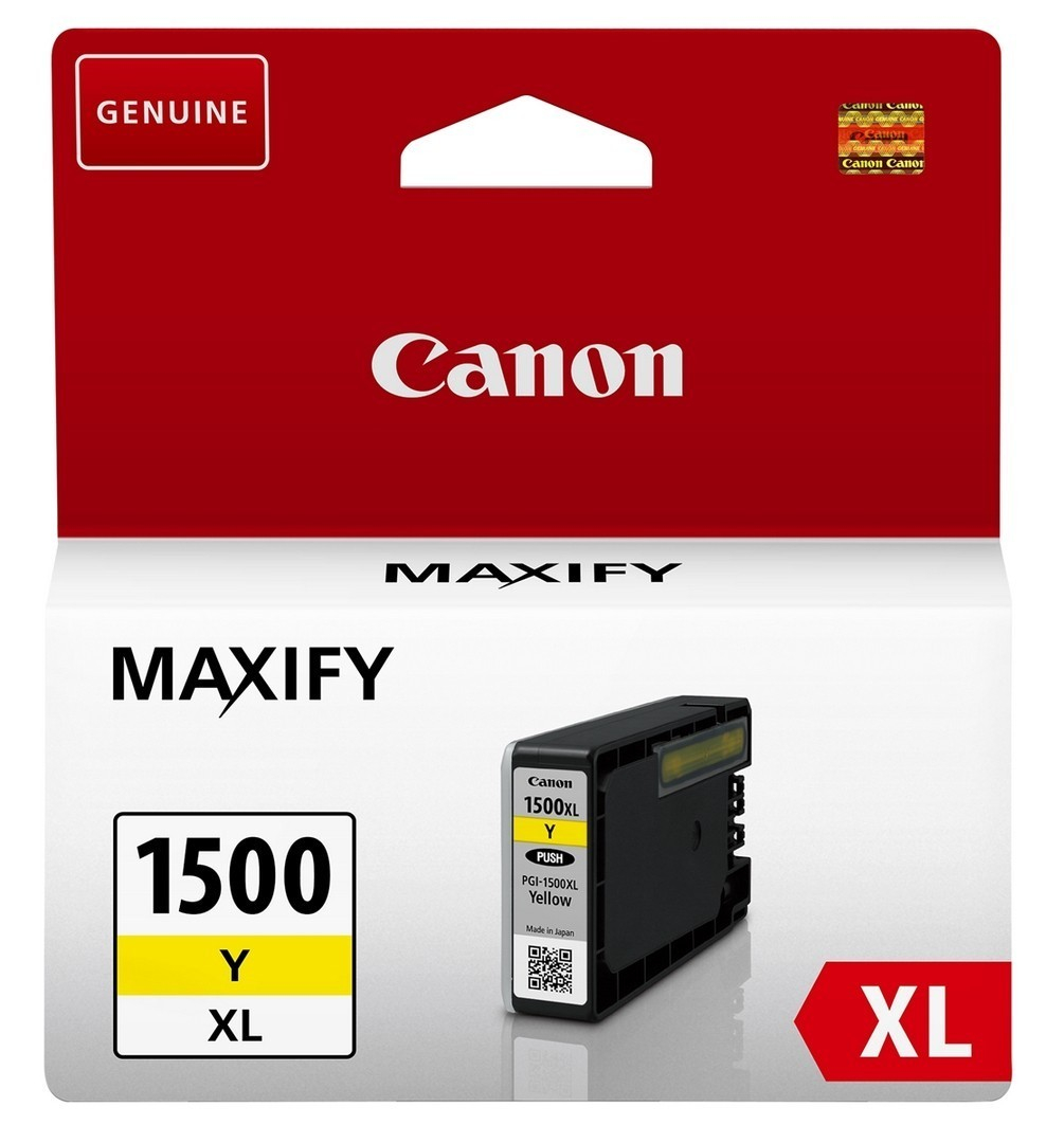 Original Druckerpatrone Canon Maxify MB 2150 (9195B001 / PGI-1500XLY) Gelb