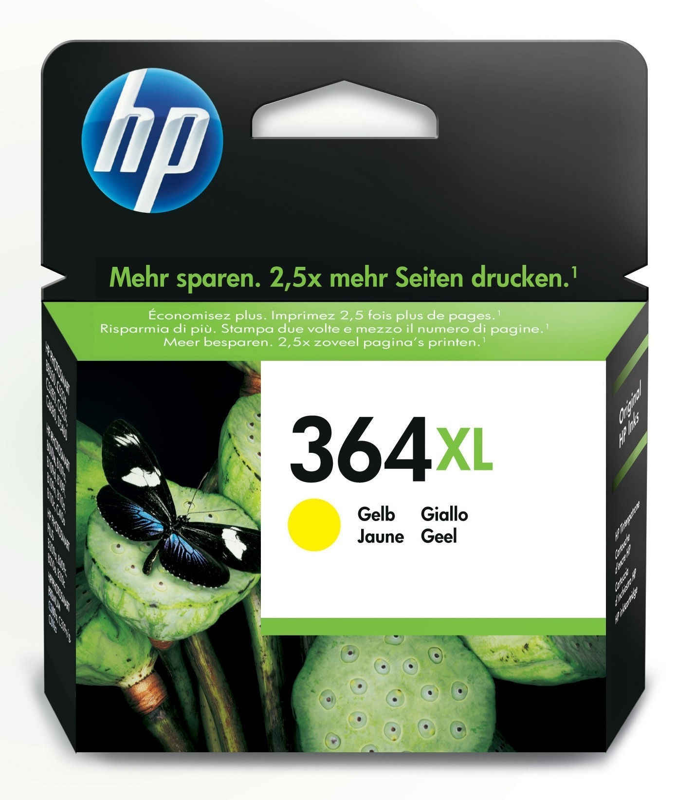Original Druckerpatrone HP PhotoSmart Premium B 210 c (CB325EE / 364XL) Gelb