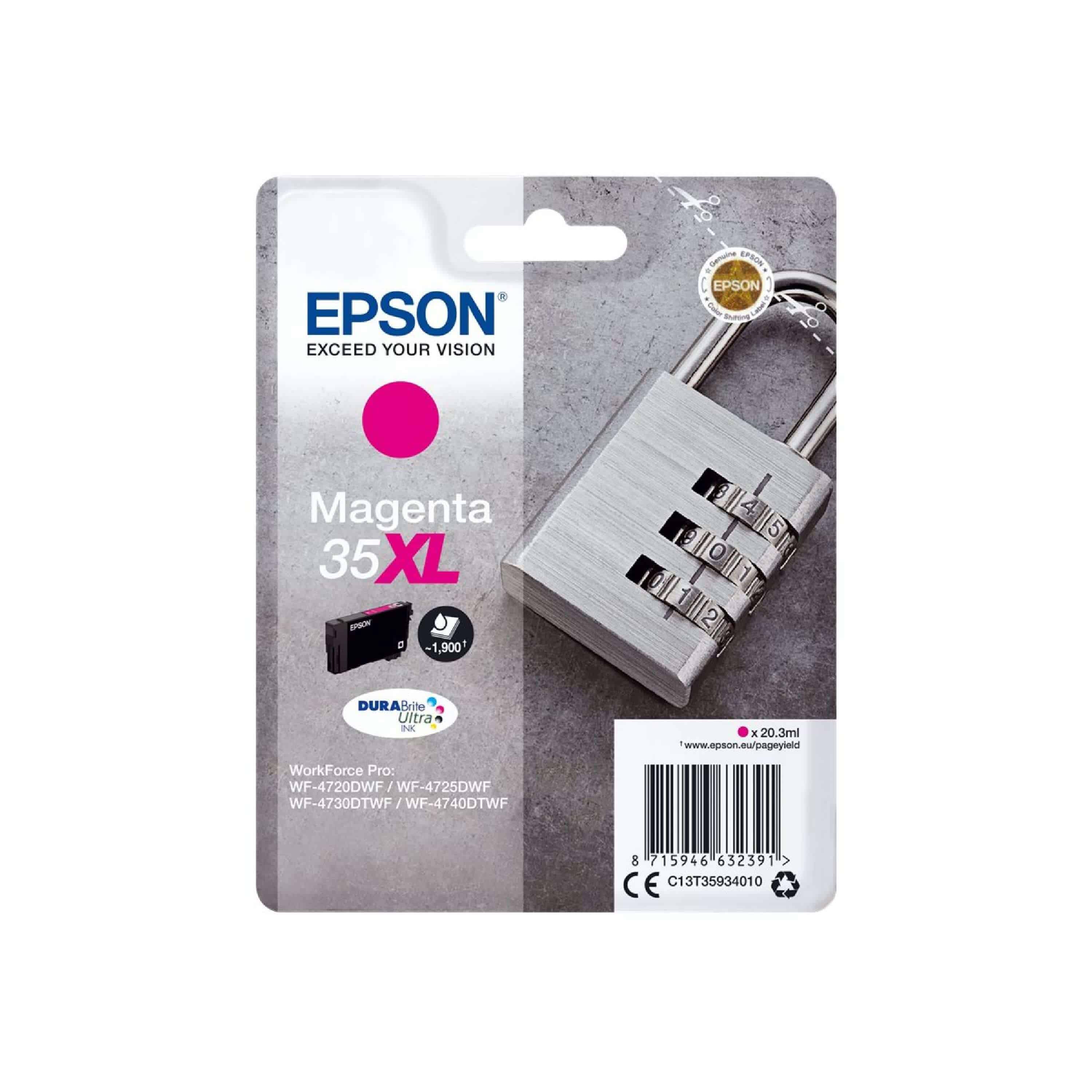 Original Druckerpatrone Epson C13T35934010 / 35XL
