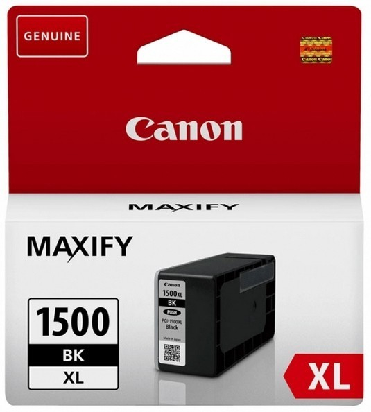 Original Druckerpatrone Canon Maxify MB 2300 Series (9182B001 / PGI-1500XLBK) Schwarz