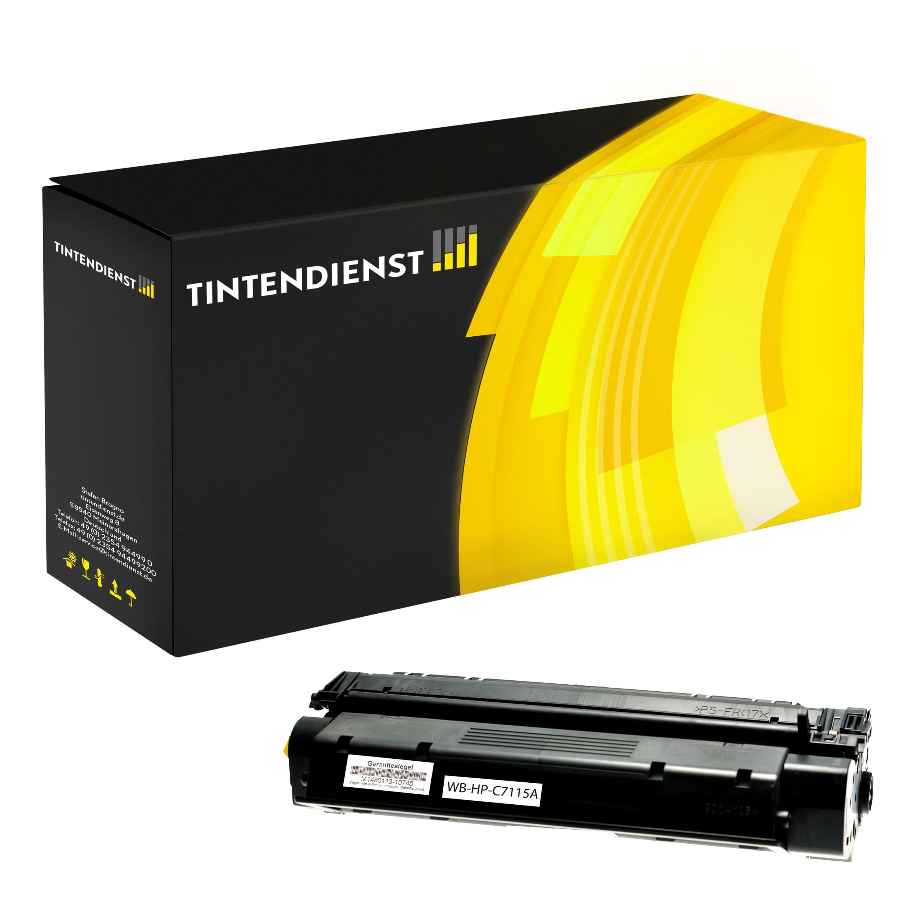 Toner kompatibel für HP LaserJet 3320 N (C7115A / 15A) Schwarz