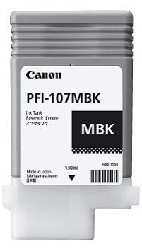 Original Druckerpatrone Canon imagePROGRAF IPF 670 (6704B001 / PFI-107MBK) Schwarz