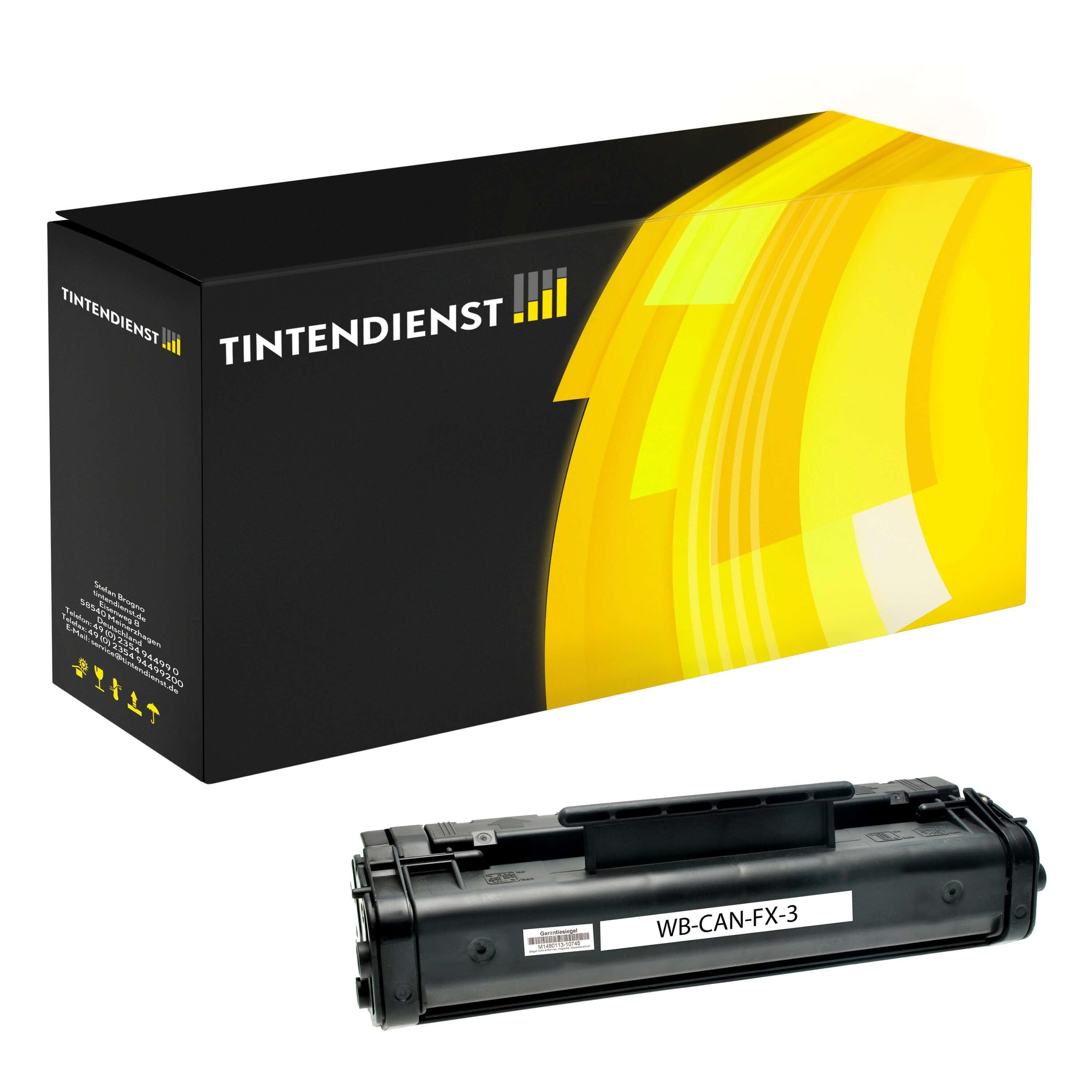 Toner kompatibel für Canon Fax L 295 (1557A003 / FX-3) Schwarz