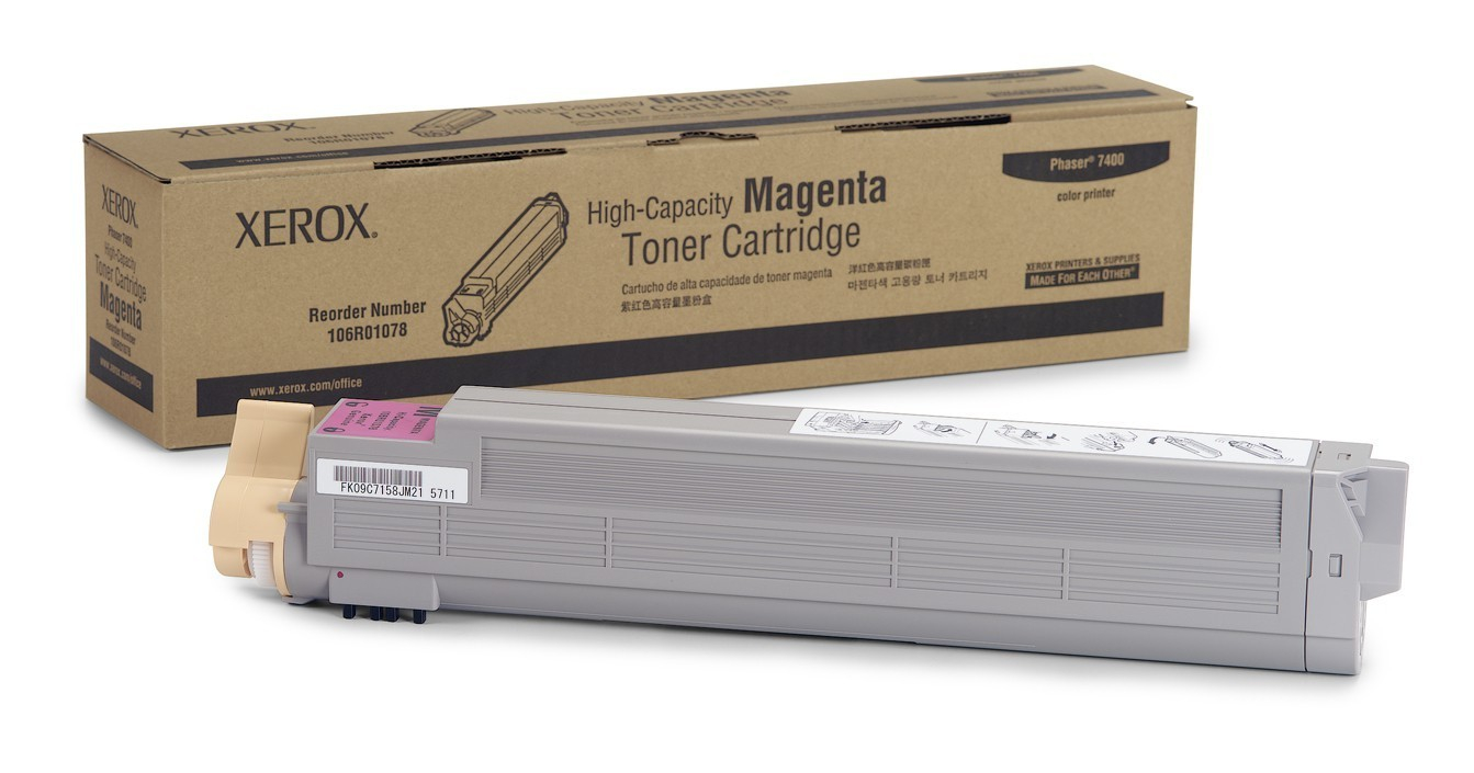 Original Toner Xerox Phaser 7400 DXF (106R01078) Magenta