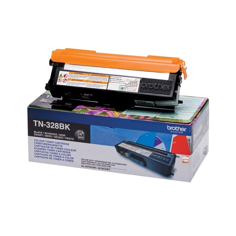 Original Toner Brother HL-4500 Series (TN-328BK) Schwarz 2XL