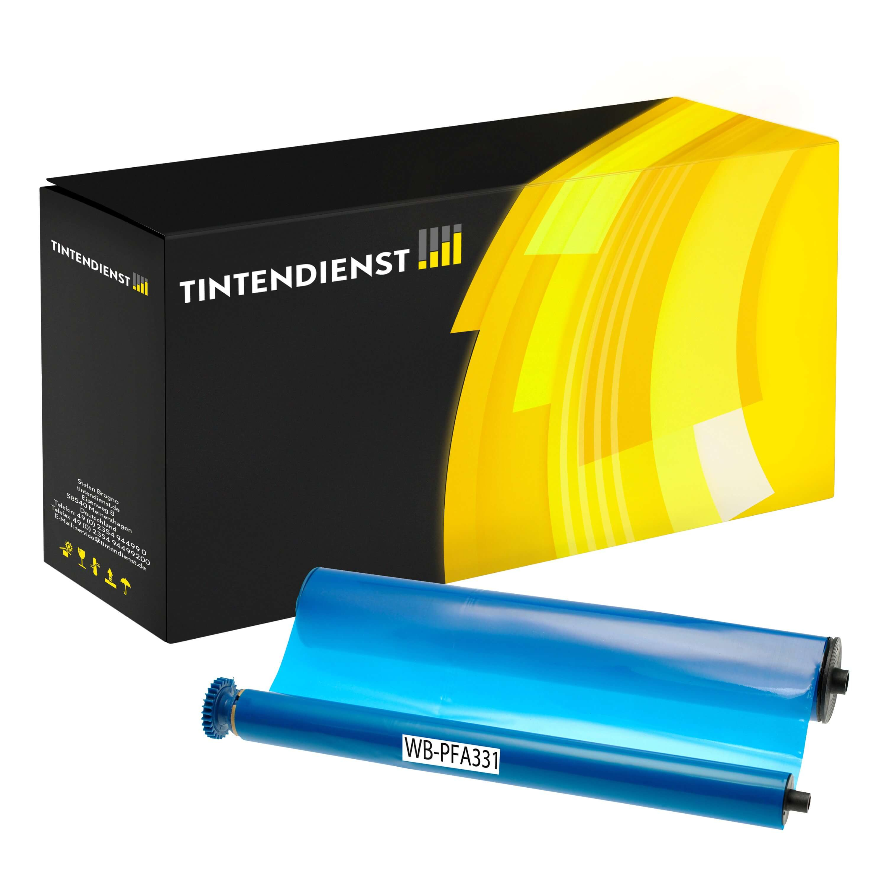 Thermorolle kompatibel für Philips Magic 3-2 Colour Dect SMS (PFA-331 / 906115312009) Schwarz