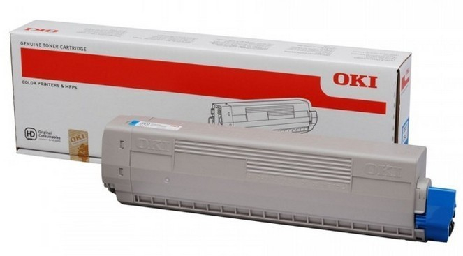 Original Toner OKI MC 862 DN (44059255) Cyan