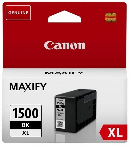 Original Druckerpatrone Canon Maxify MB 2750 (9182B001 / PGI-1500XLBK) Schwarz
