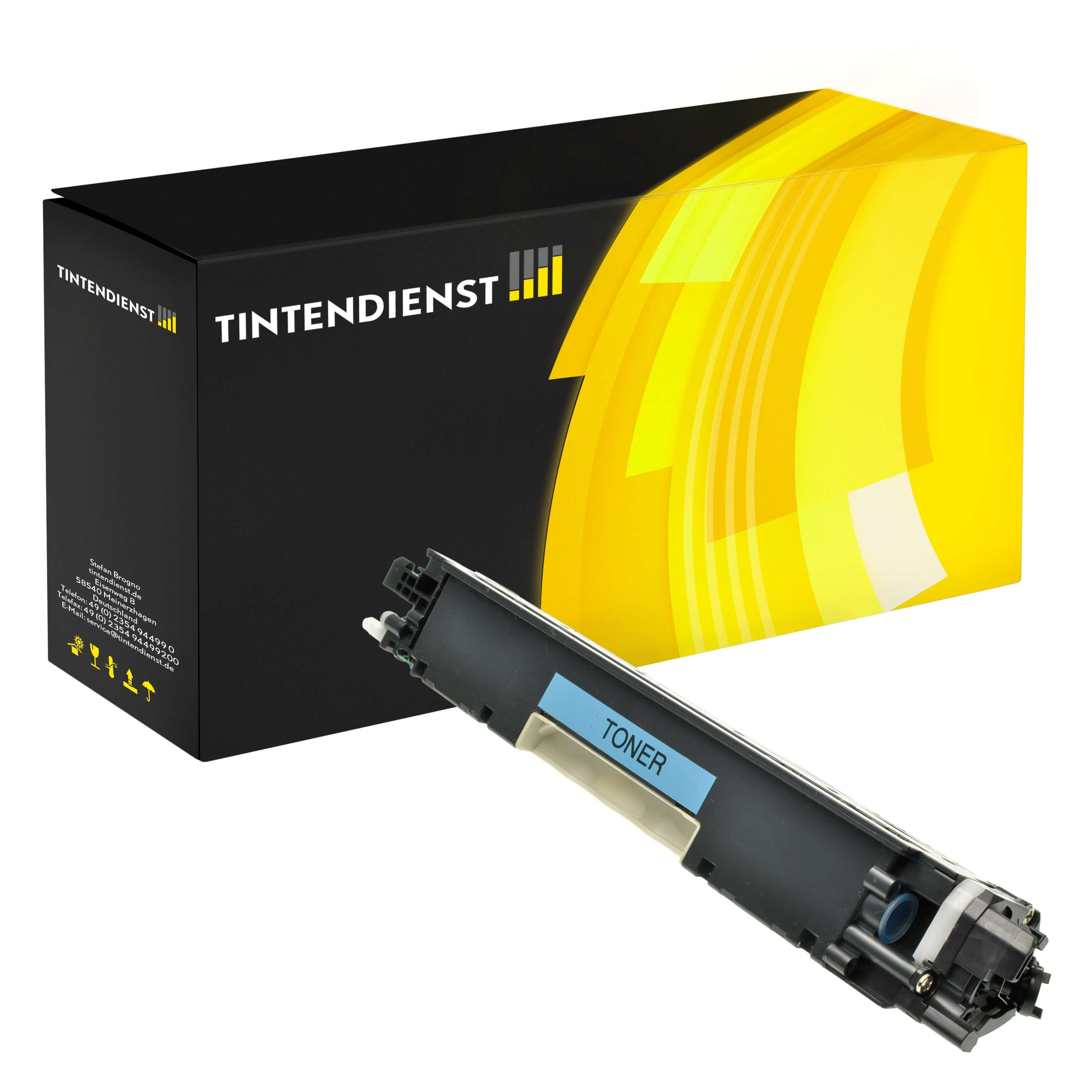 Toner kompatibel für HP Color LaserJet Pro MFP M 176 n (CF351A / 130A) Cyan