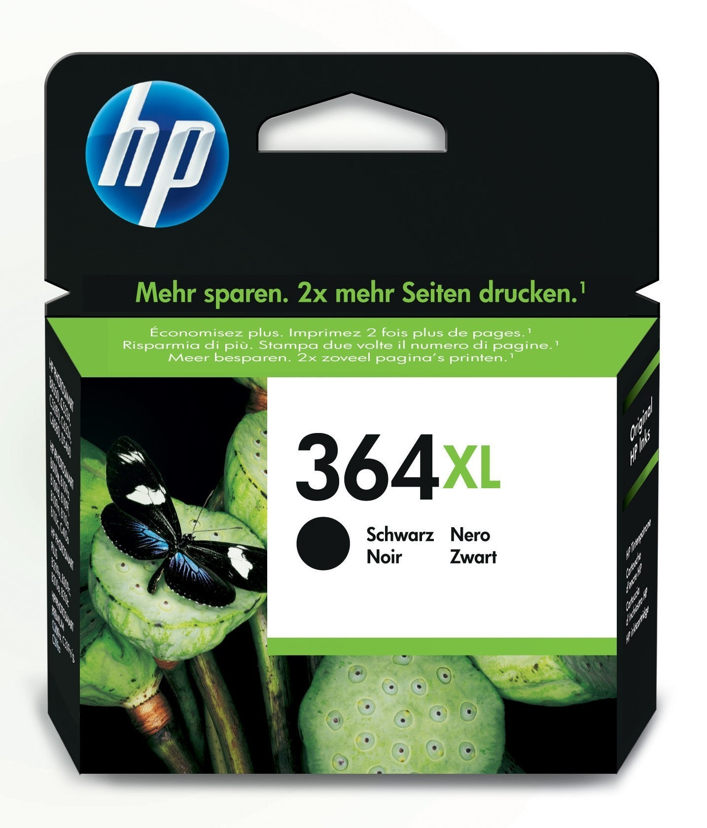 Original Druckerpatrone HP PhotoSmart Premium TouchSmart Web C 309 n (CN684EE / 364XL) Schwarz