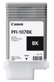 Original Druckerpatrone Canon PFI-107BK / 6705B001 Schwarz
