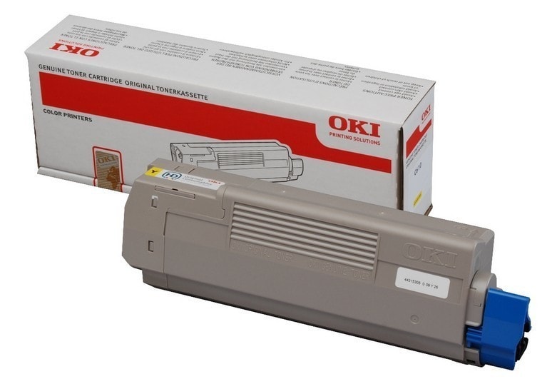 Original Toner OKI C 610 DN (44315305) Gelb