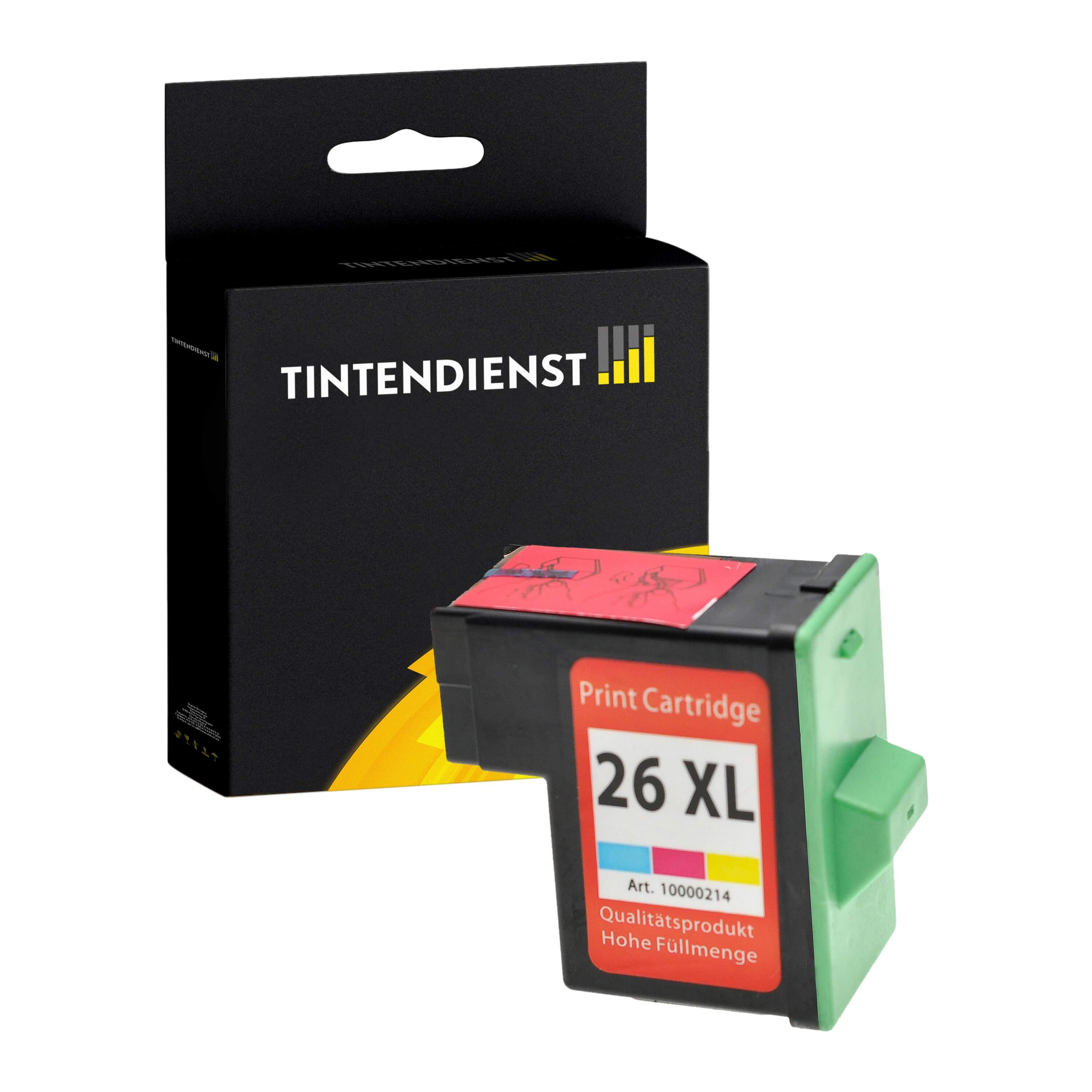 Druckerpatrone kompatibel für Lexmark Z 601 (10N0026E / 26) Color