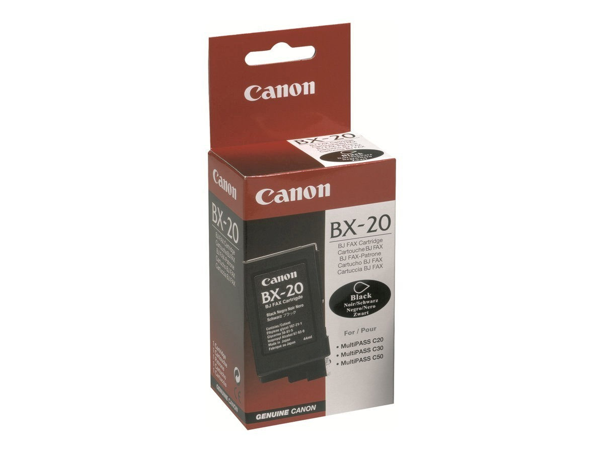 Original Druckerpatrone Canon Fax B 210 Series (0896A002 / BX-20) Schwarz