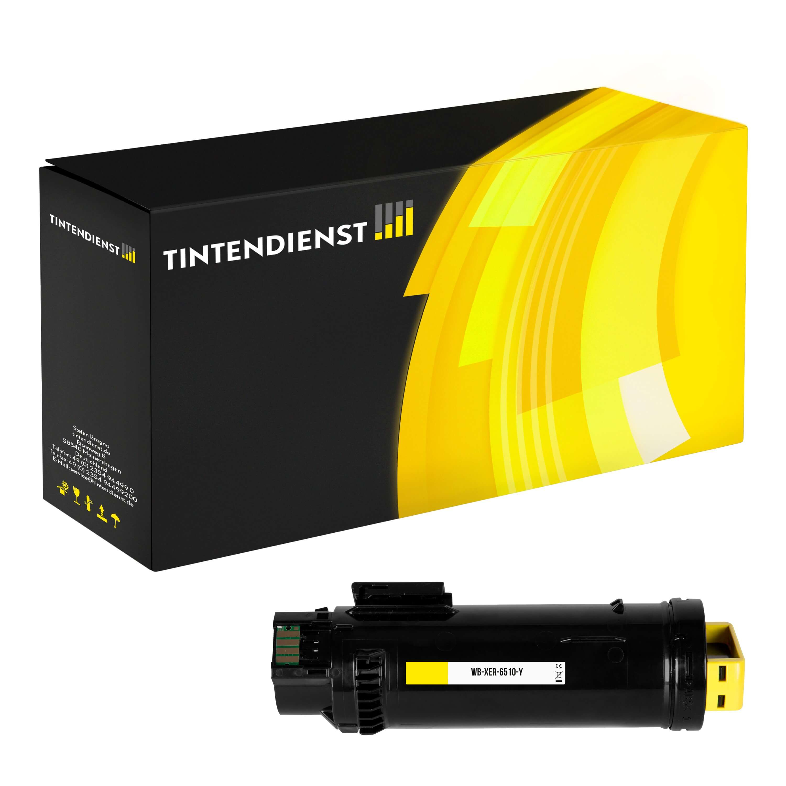 Toner kompatibel für Xerox WC 6515 DNM (106R03692) Gelb