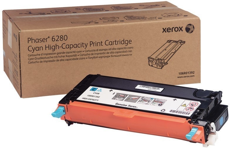 Original Toner Xerox Phaser 6280 DN (106R01392) Cyan