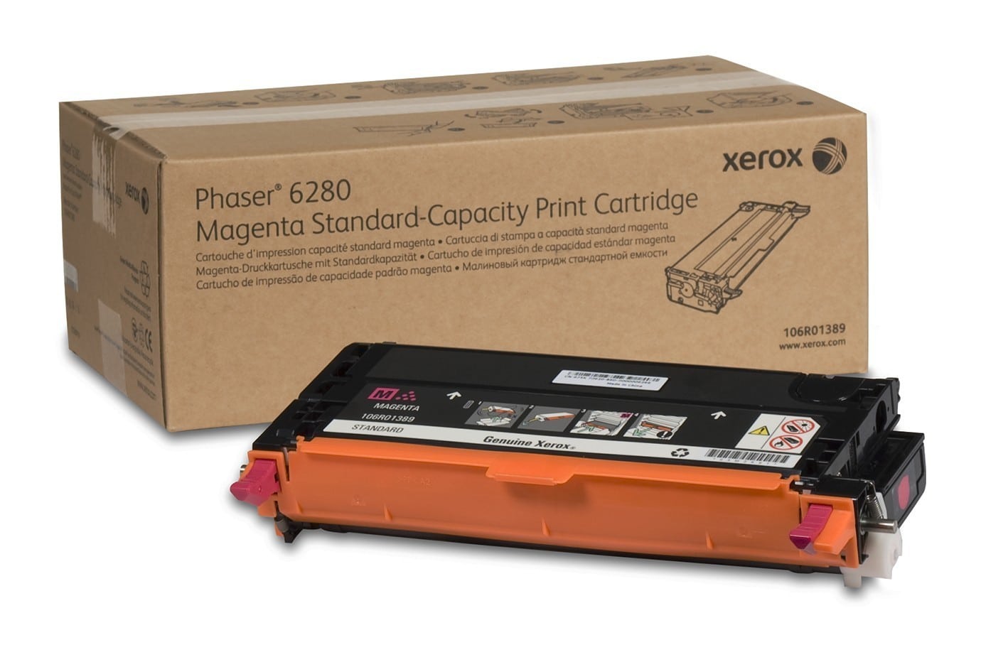 Original Toner Xerox Phaser 6280 DN (106R01389) Magenta