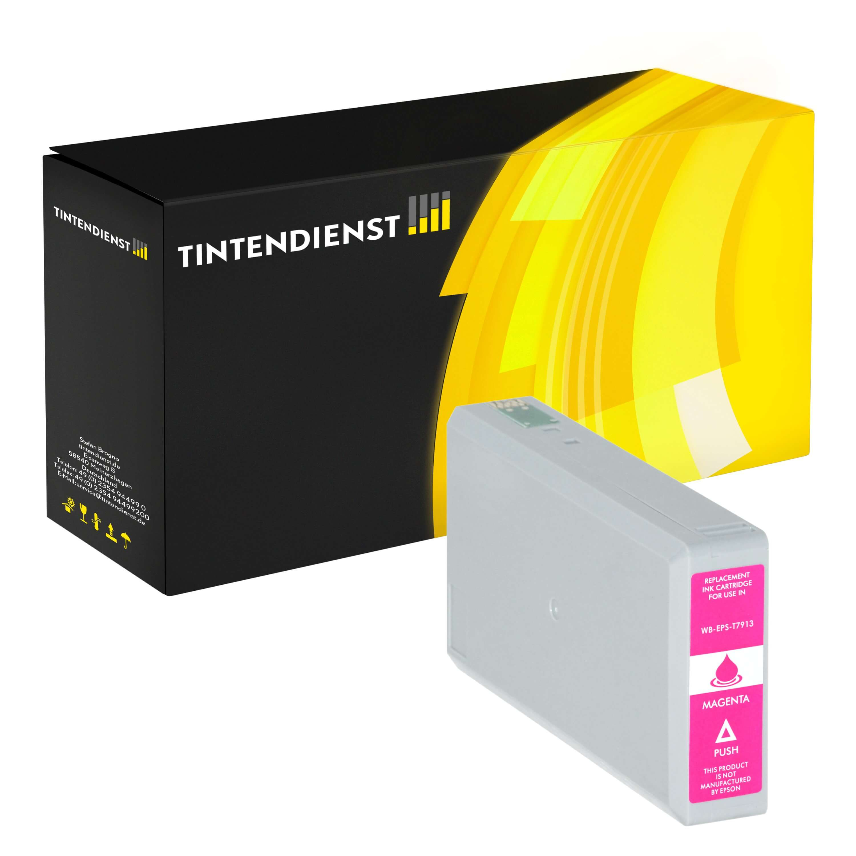 Druckerpatrone kompatibel für Epson Workforce Pro WF-4630 DWF (C13T79134010 / 79) Magenta