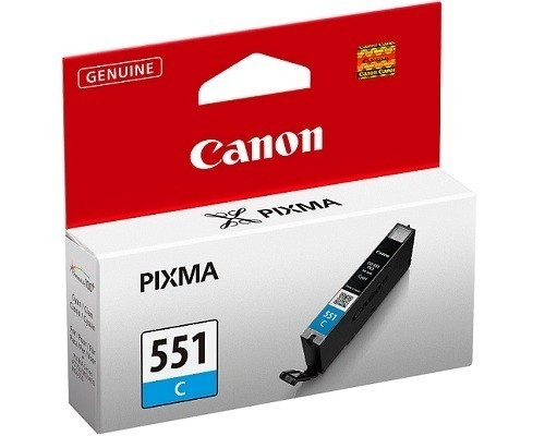 Original Druckerpatrone Canon Pixma MG 6400 Series (6509B001 / CLI-551C) Cyan